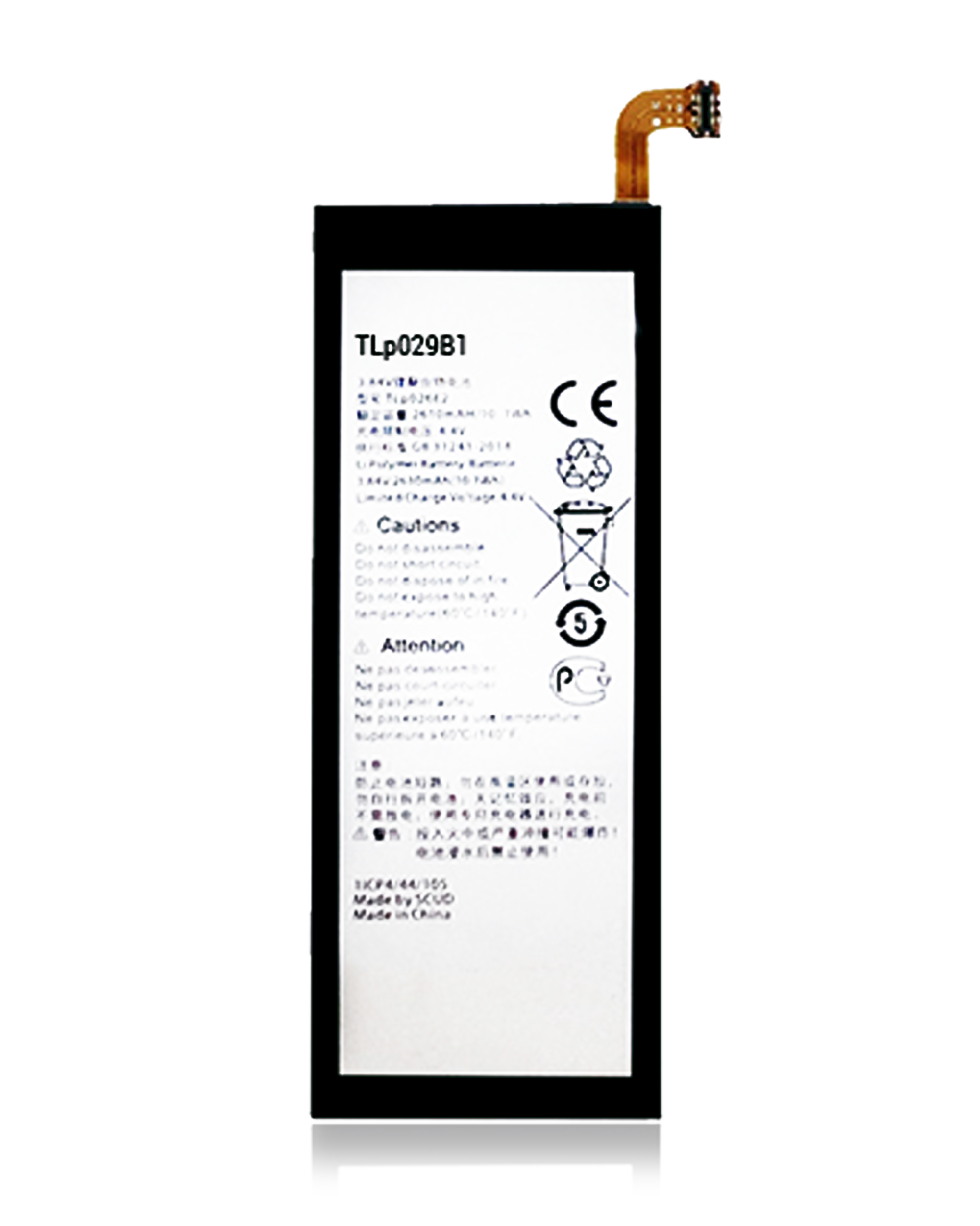 Replacement Battery Compatible For Alcatel One Touch Pop 4S (Tlp029B1)