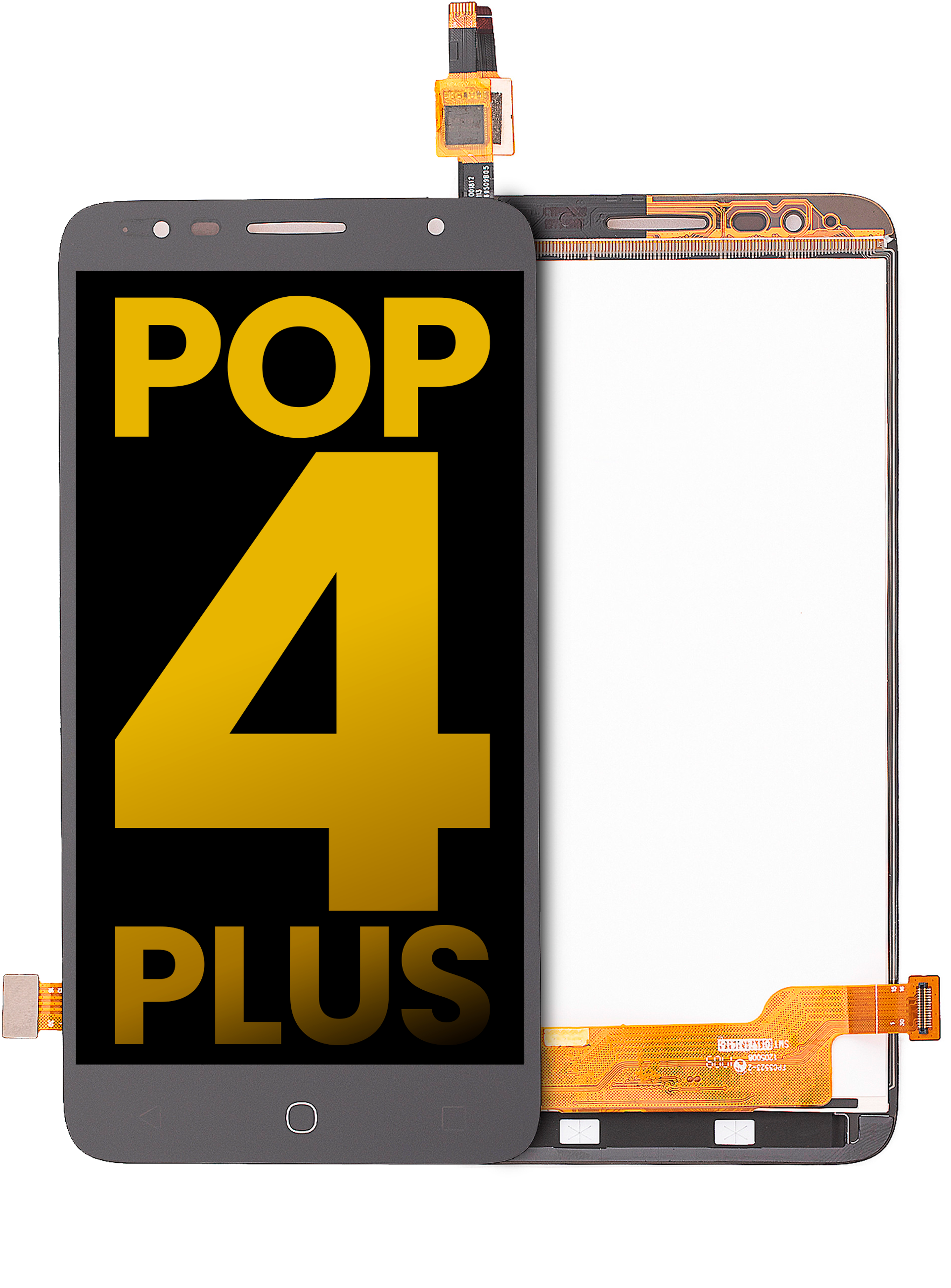 Lcd Assembly Without Frame Compatible For Alcatel Pop 4+ (5056 / 2016) (Refurbished) (Black)