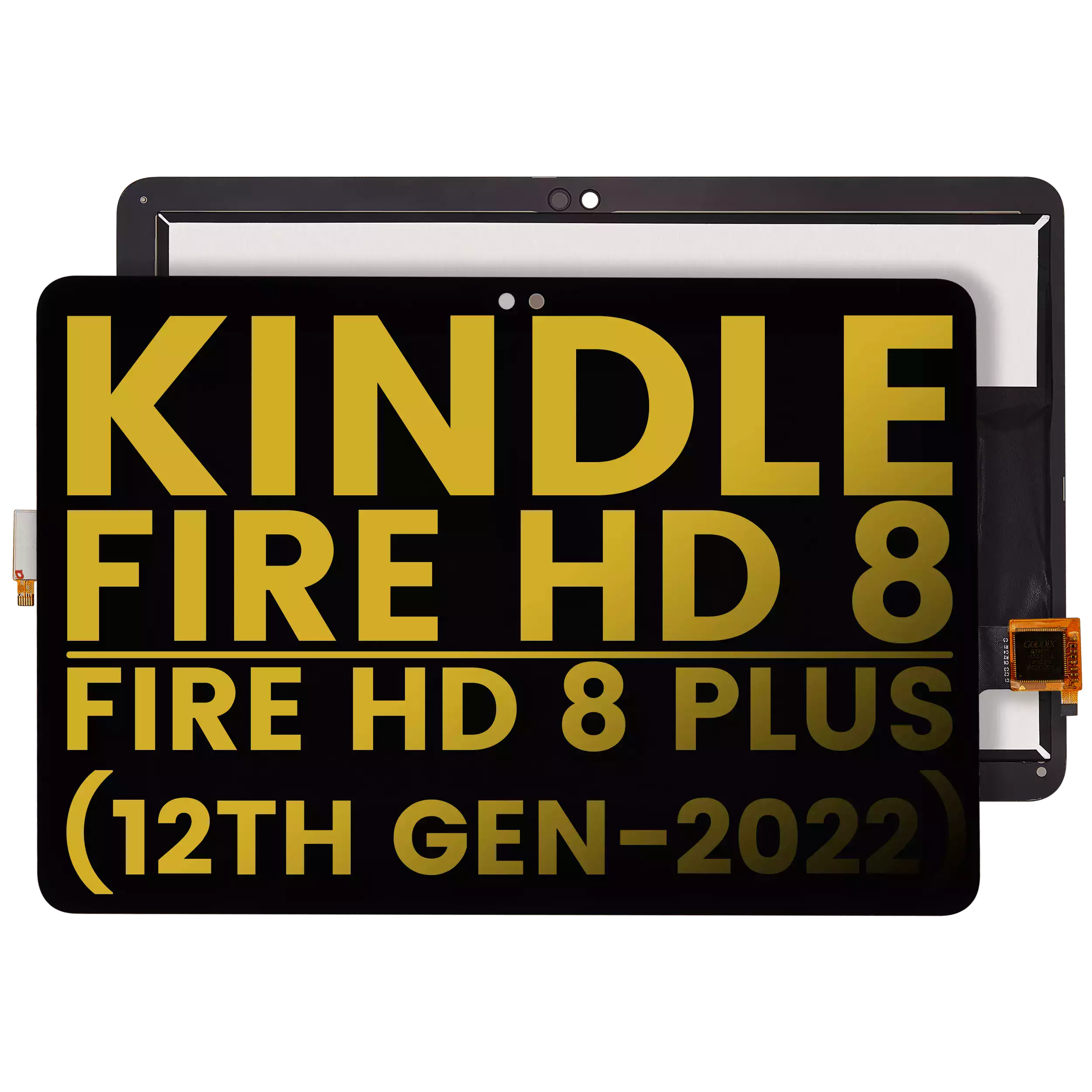 Lcd Assembly Without Frame Compatible For Amazon Kindle Fire Hd 8 (12Th Gen, 2022) / Hd 8 Plus (12Th Gen, 2022) (Refurbished) (All Colors)