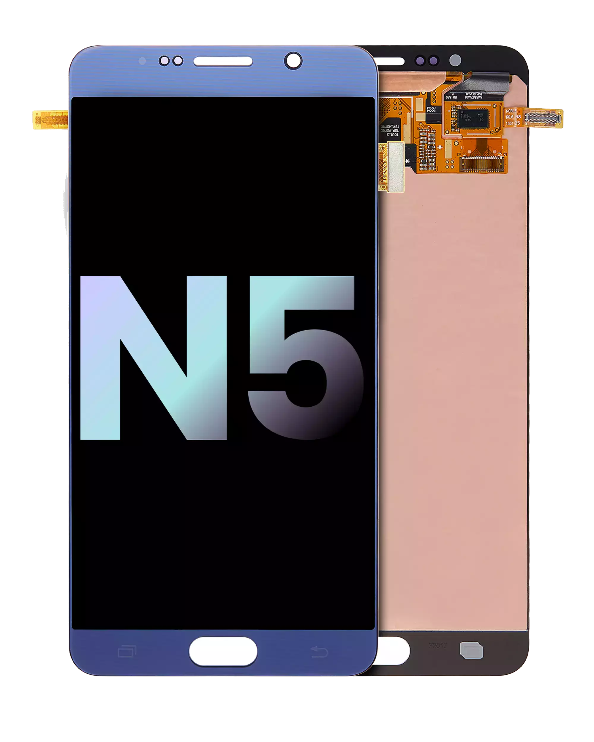 Oled Assembly Without Frame Compatible For Samsung Galaxy Note 5 (Service Pack) (Black Sapphire)