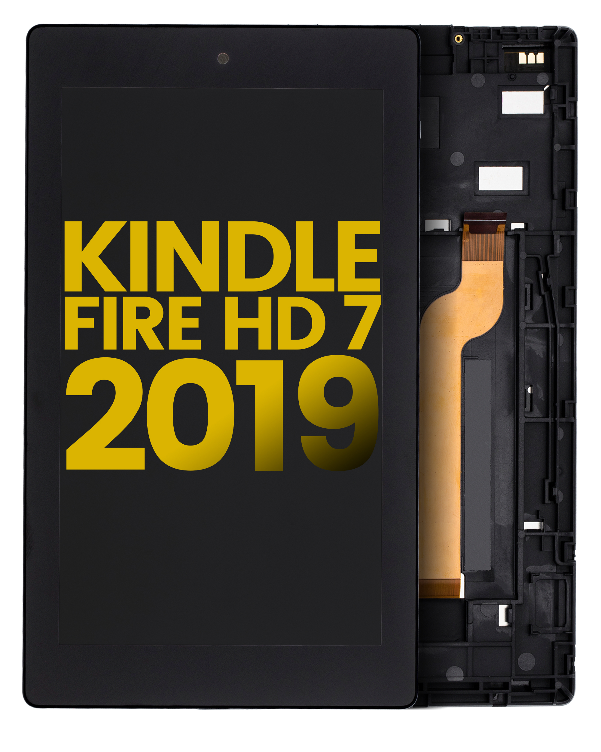 Lcd Assembly With Frame Compatible For Amazon Kindle Fire Hd 7 2019 (M8S26G) (Refurbished) (All Colors)