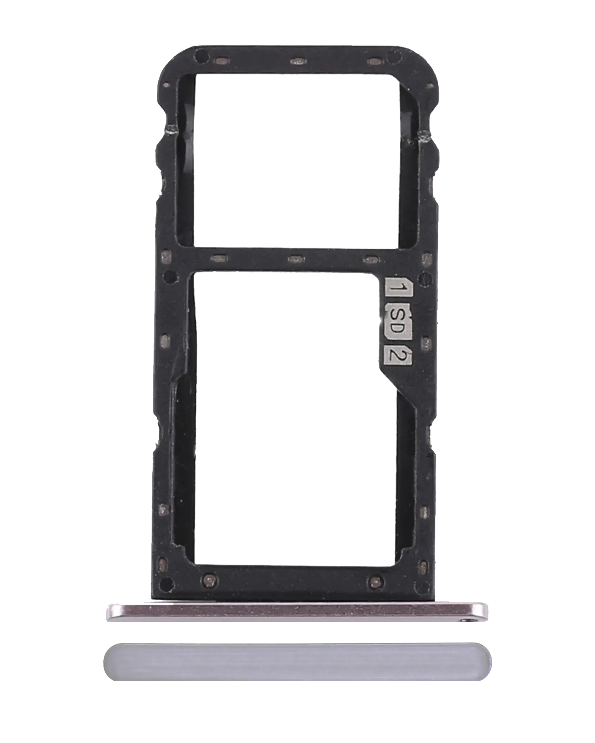 Sim Card Tray Compatible For Asus Zenfone 5 (Ze620Kl / 2018) / 5Z (Zs620Kl / 2018) (Meteor Silver)