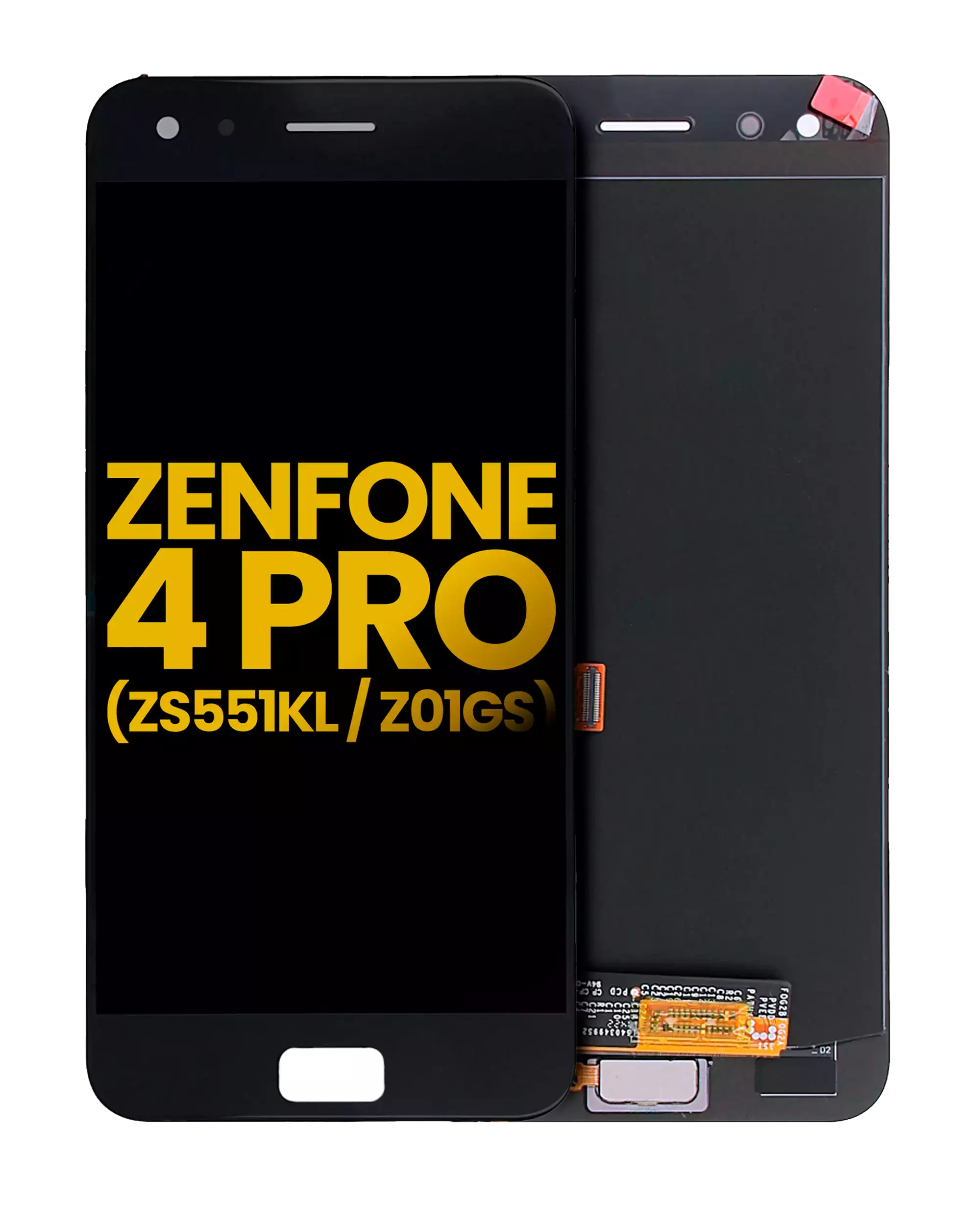 Lcd Assembly Without Frame Compatible For Asus Zenfone 4 Pro (Zs551Kl / 2017) (Refurbished) (Black)