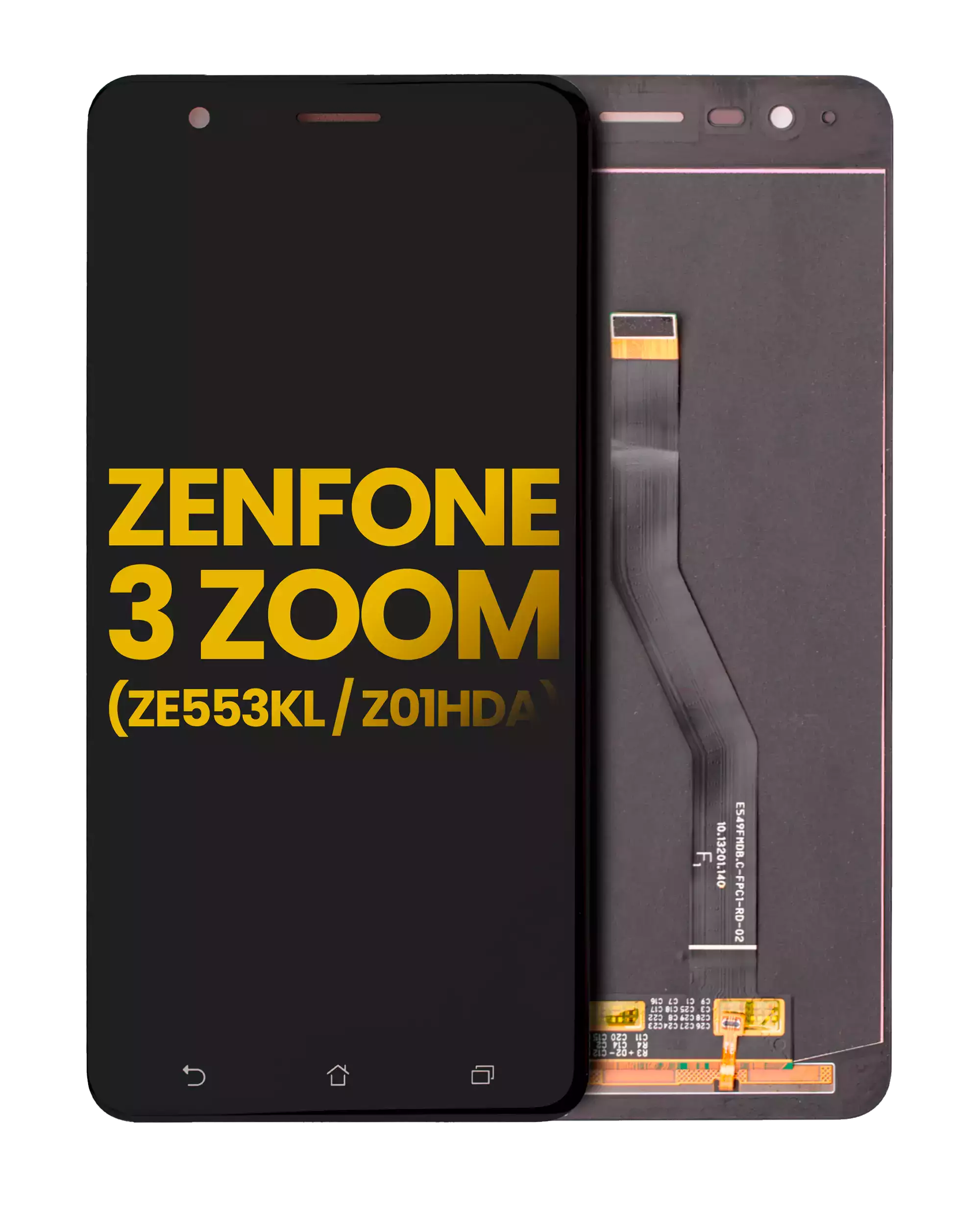 Lcd Assembly Without Frame Compatible For Asus Zenfone 3 Zoom (Ze553Kl / 2017) (Refurbished) (Black)