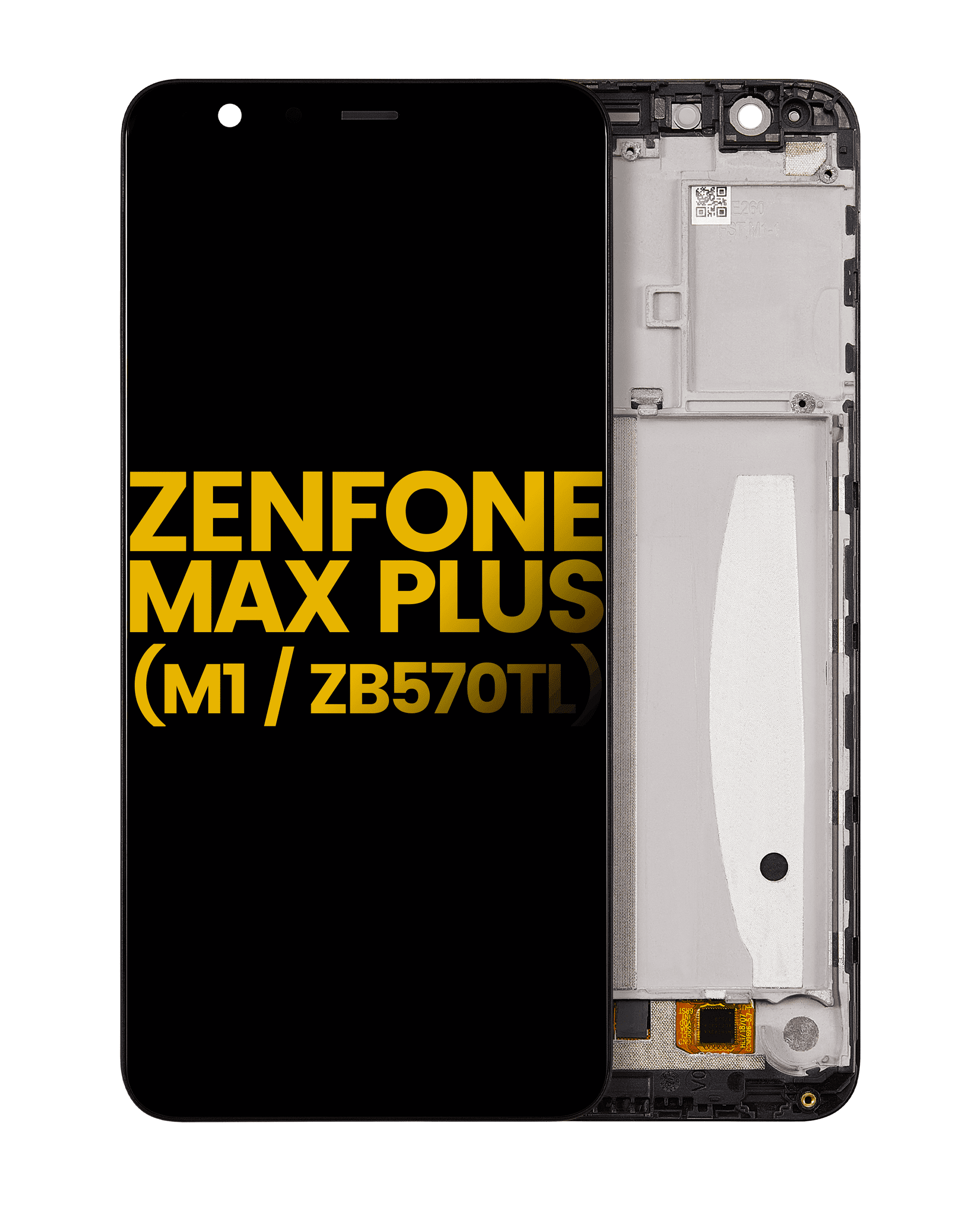 Lcd Assembly With Frame Compatible For Asus Zenfone Max Plus (M1) Zb570Tl (Refurbished) (All Colors)