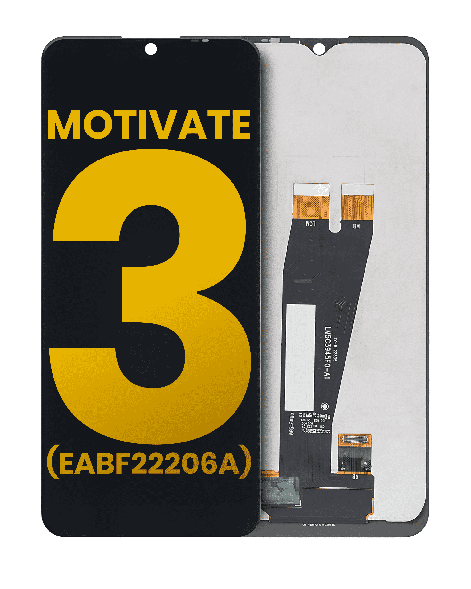 Lcd Assembly Without Frame Compatible For At&T Motivate 3 (Eabf22206A) (Refurbished) (All Colors)