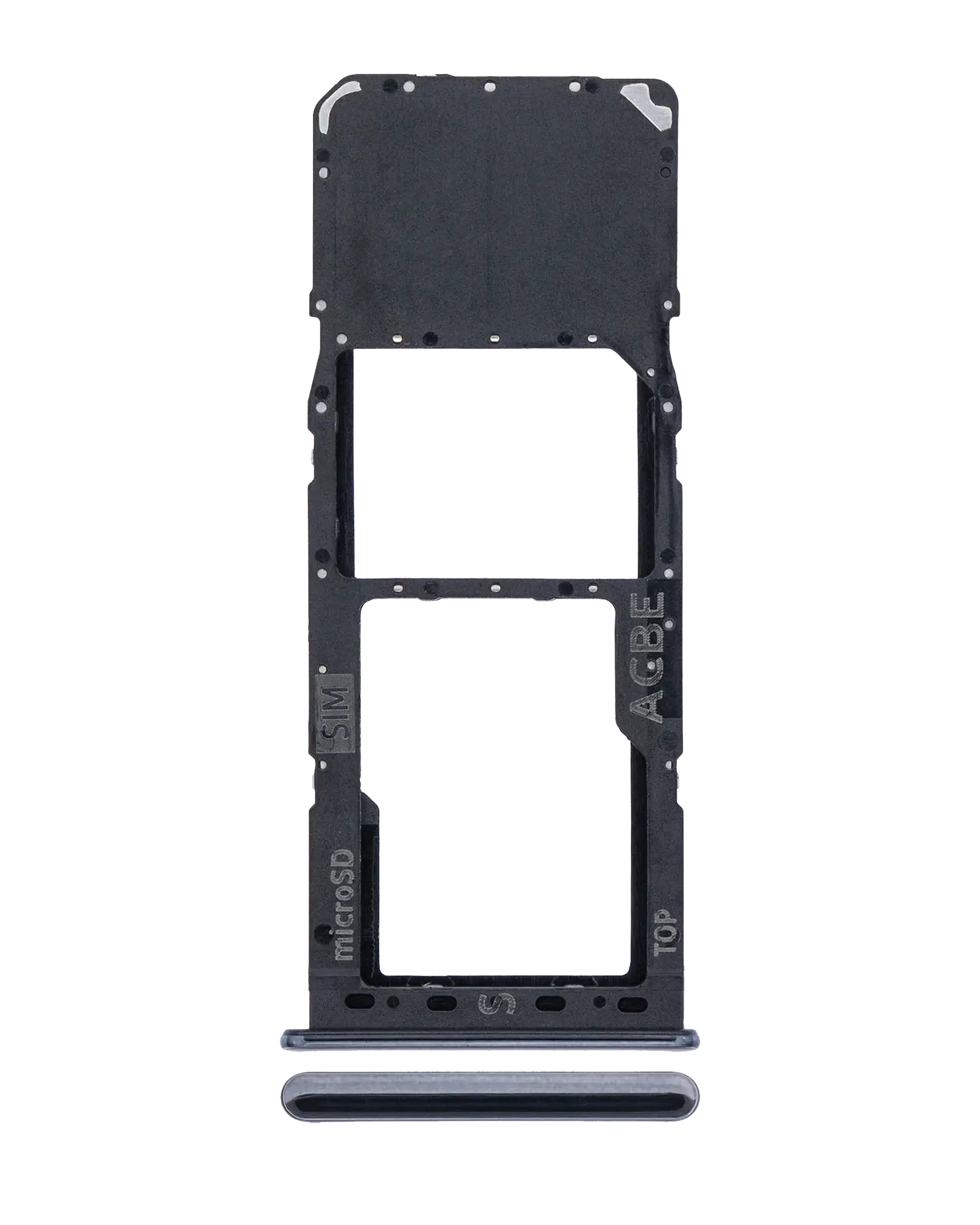 Single Sim Card Tray Compatible For Samsung Galaxy A32 (A325 / 2021) (Awesome Black)