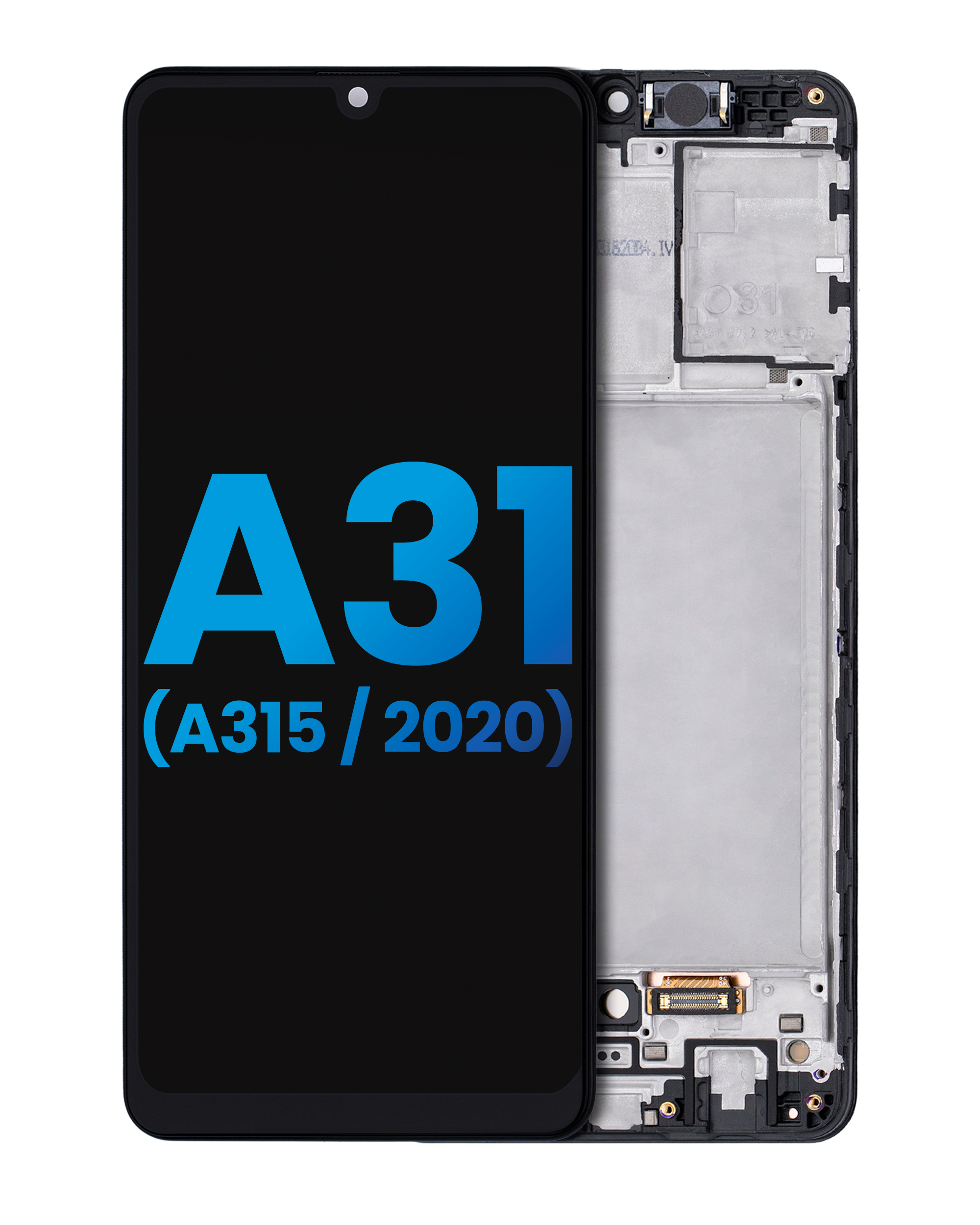 Lcd Assembly With Frame (Without Finger Print Sensor) Compatible For Samsung Galaxy A31 (A315 / 2020) (Aftermarket: Incell) (All Colors)