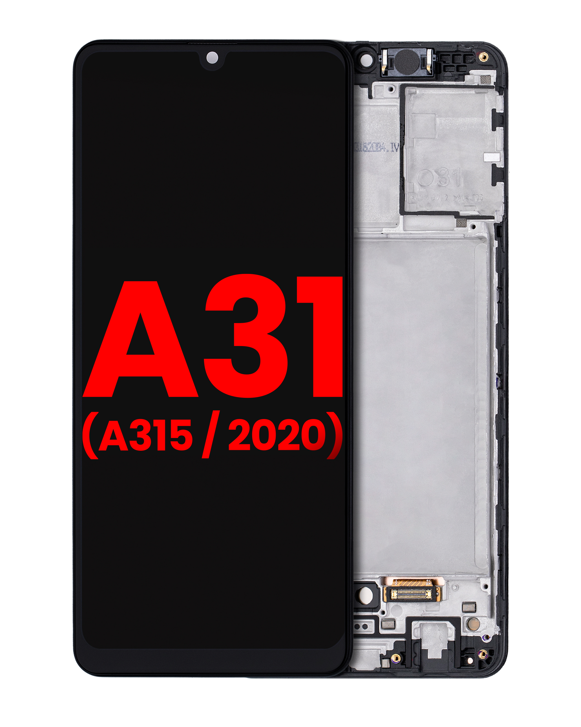 Oled Assembly With Frame Compatible For Samsung Galaxy A31 (A315 / 2020) (Aftermarket Plus) (All Colors)