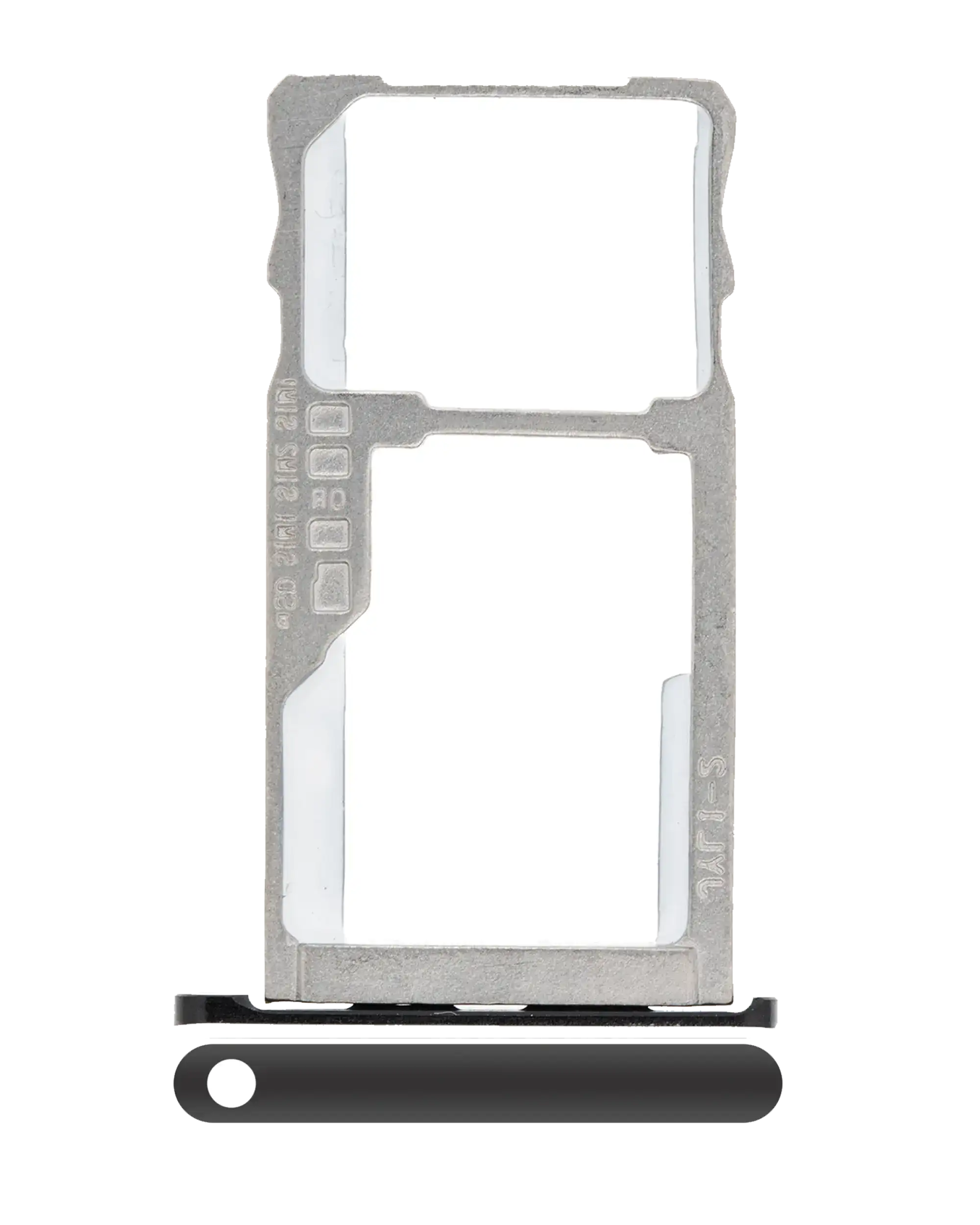 Sim Card Tray Compatible For Blackberry Keyone (Black)