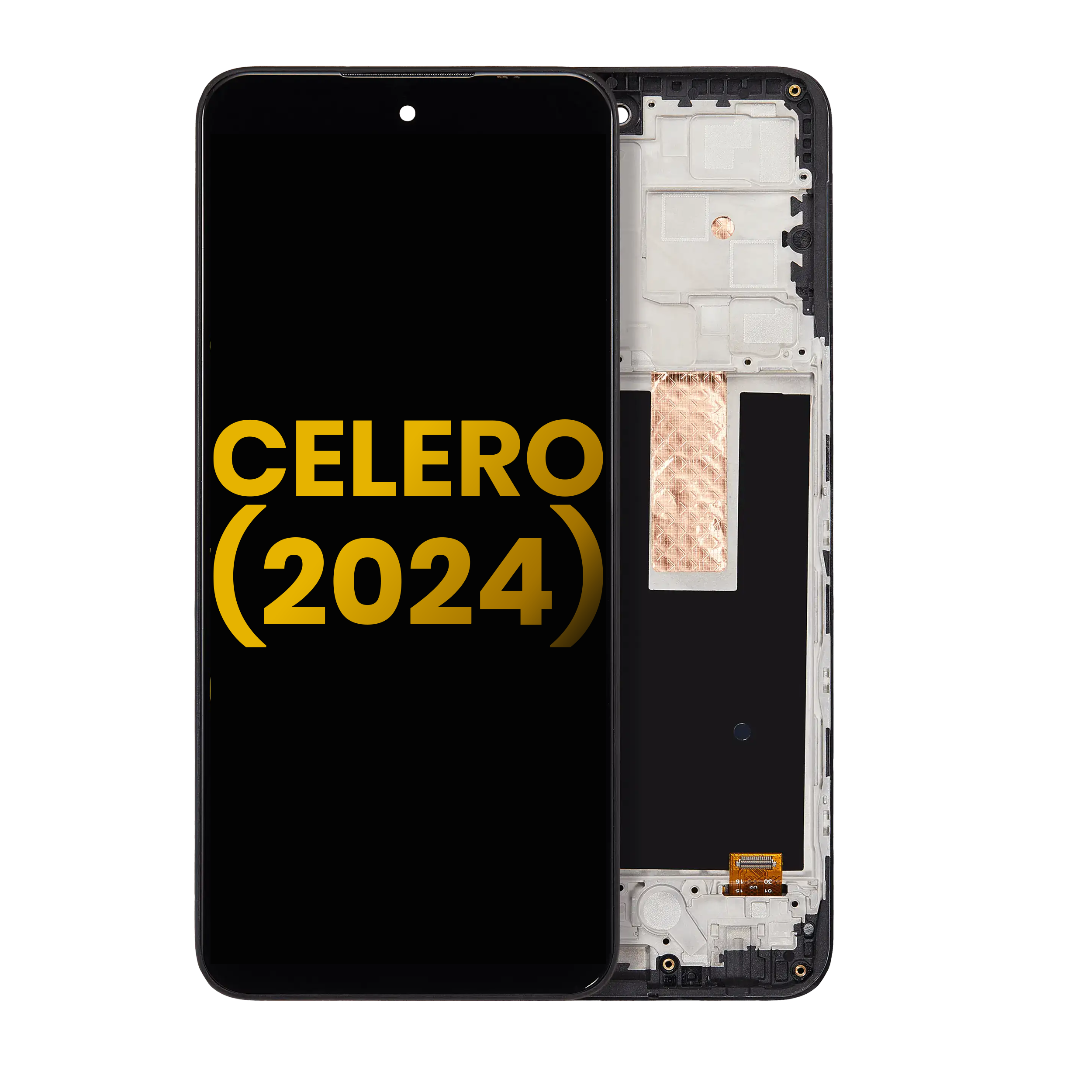 Lcd Assembly With Frame Compatible For Boost Mobile Celero 5G (2024) (Refurbished) (All Colors)