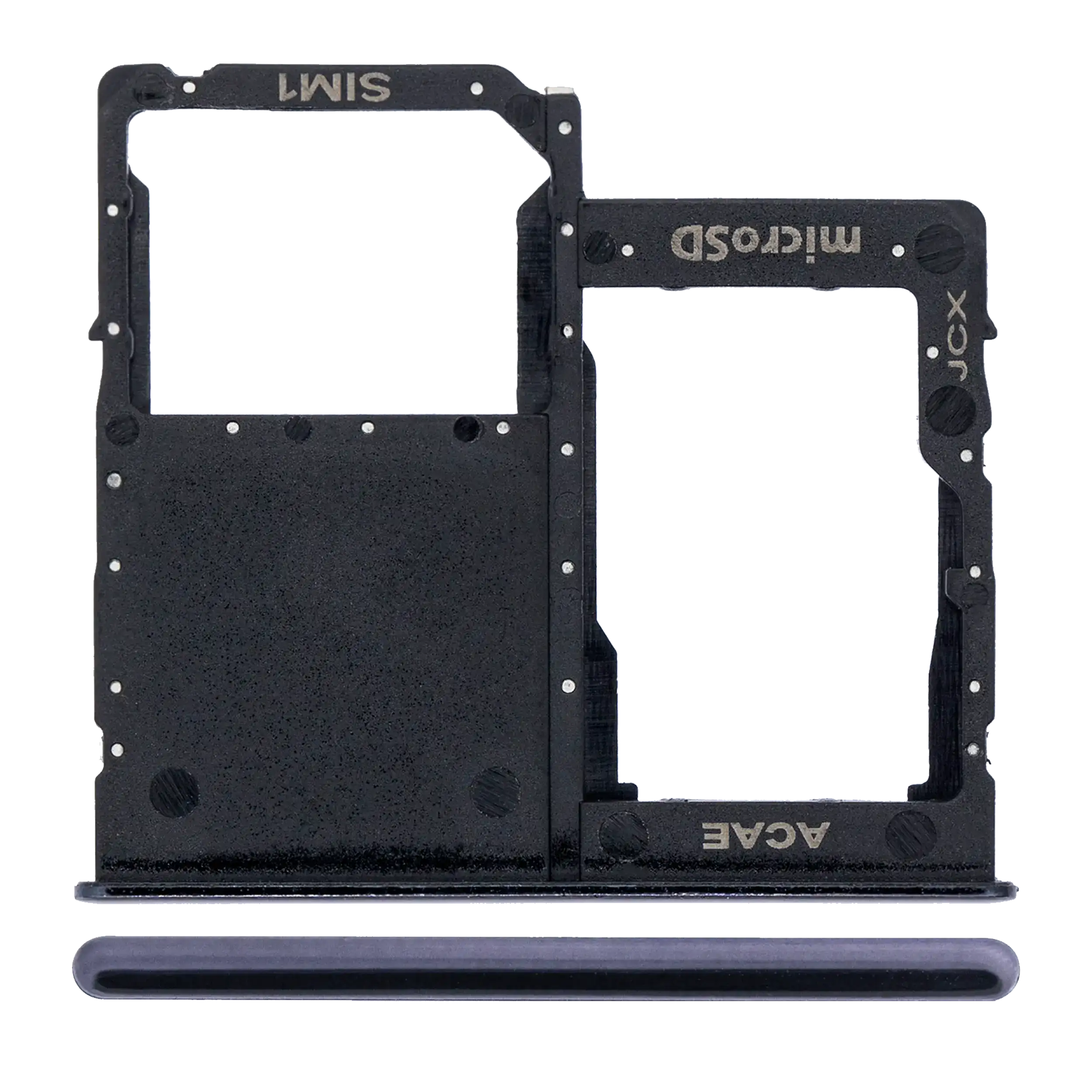 Single Sim Card Tray Compatible For Samsung Galaxy A31 (A315 / 2020) (Prism Crush Black)