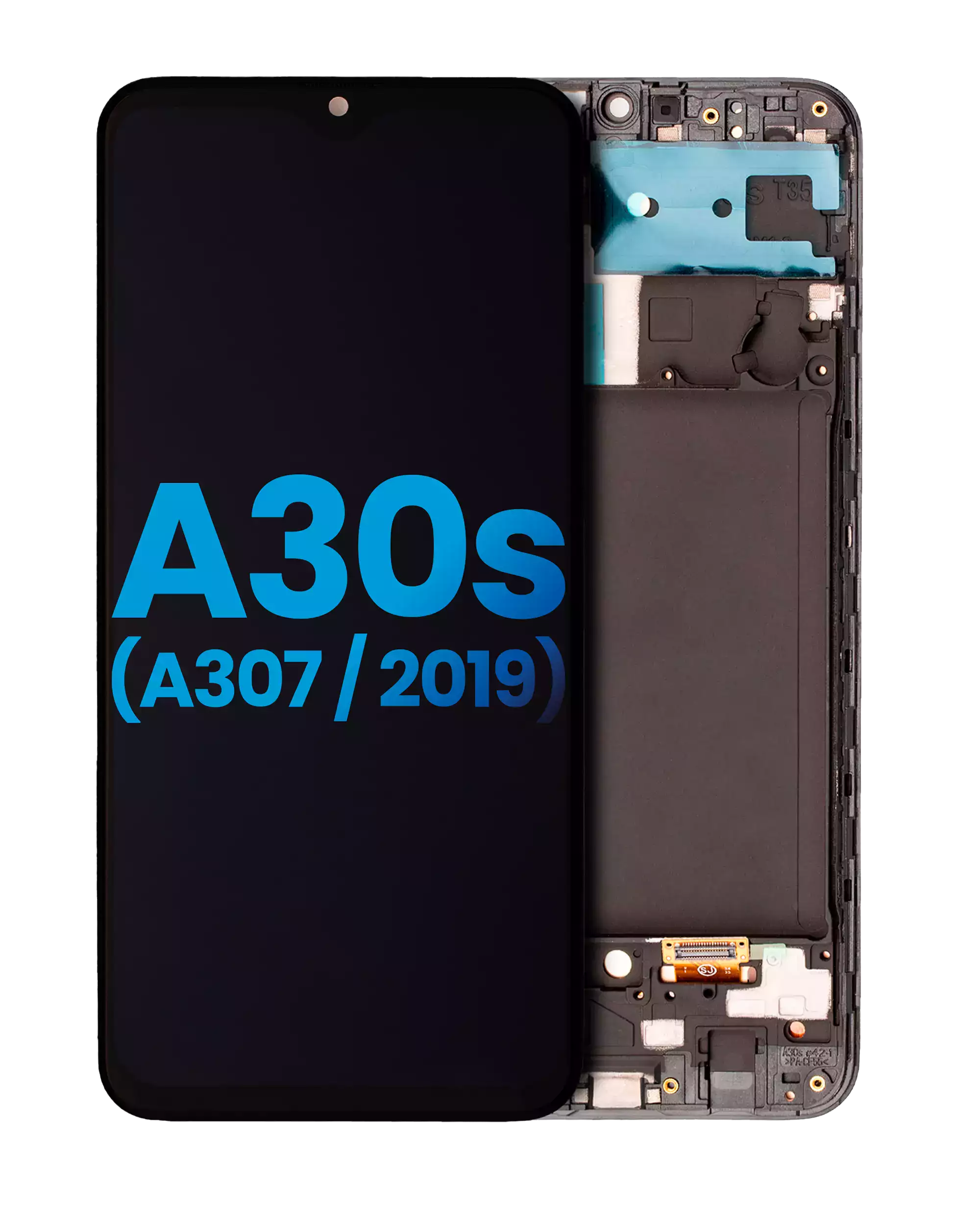 Lcd Assembly With Frame (Without Finger Print Sensor) Compatible For Samsung Galaxy A30S (A307 / 2019) (Aftermarket: Incell) (All Colors)