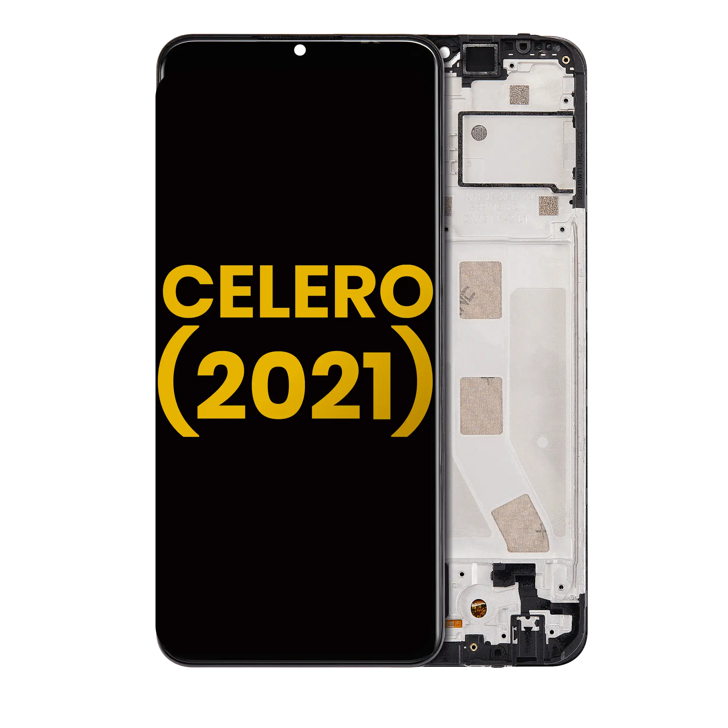Lcd Assembly With Frame Compatible For Boost Mobile Celero 5G (2021) (Refurbished) (All Colors)