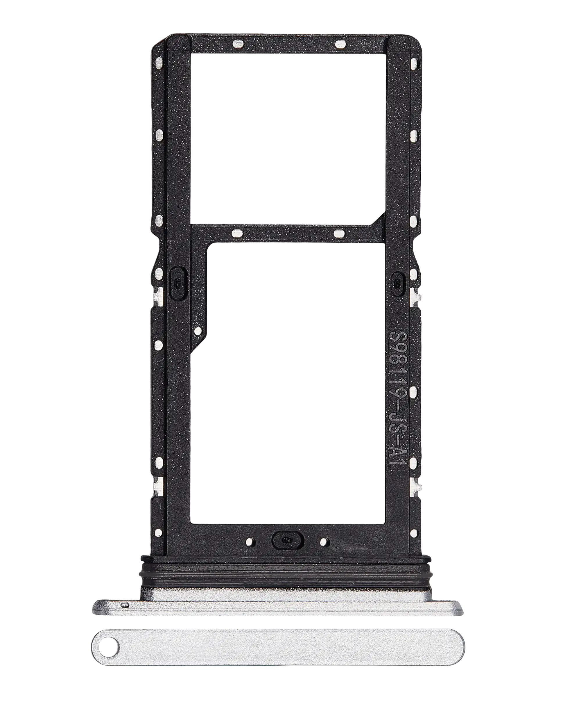 Sim Card Tray Compatible For Boost Mobile Celero 5G (2021) (Silver)