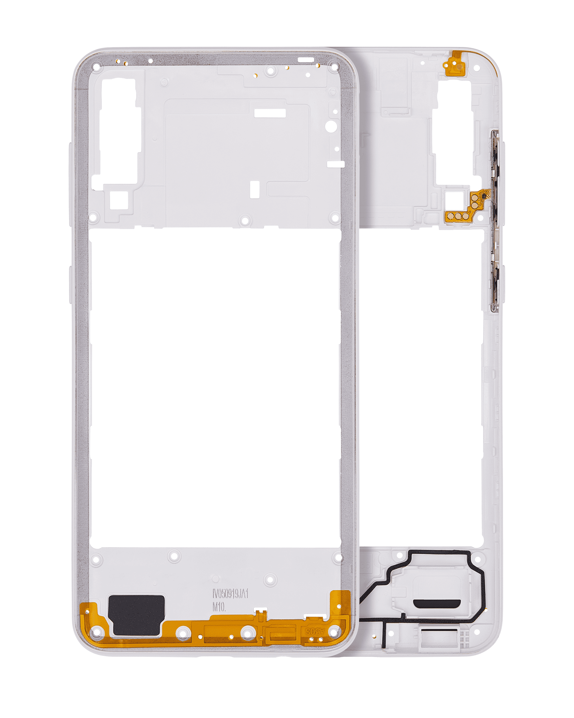Mid-Frame Housing Compatible For Samsung Galaxy A30S (A307 / 2019) (Prism Crush White)