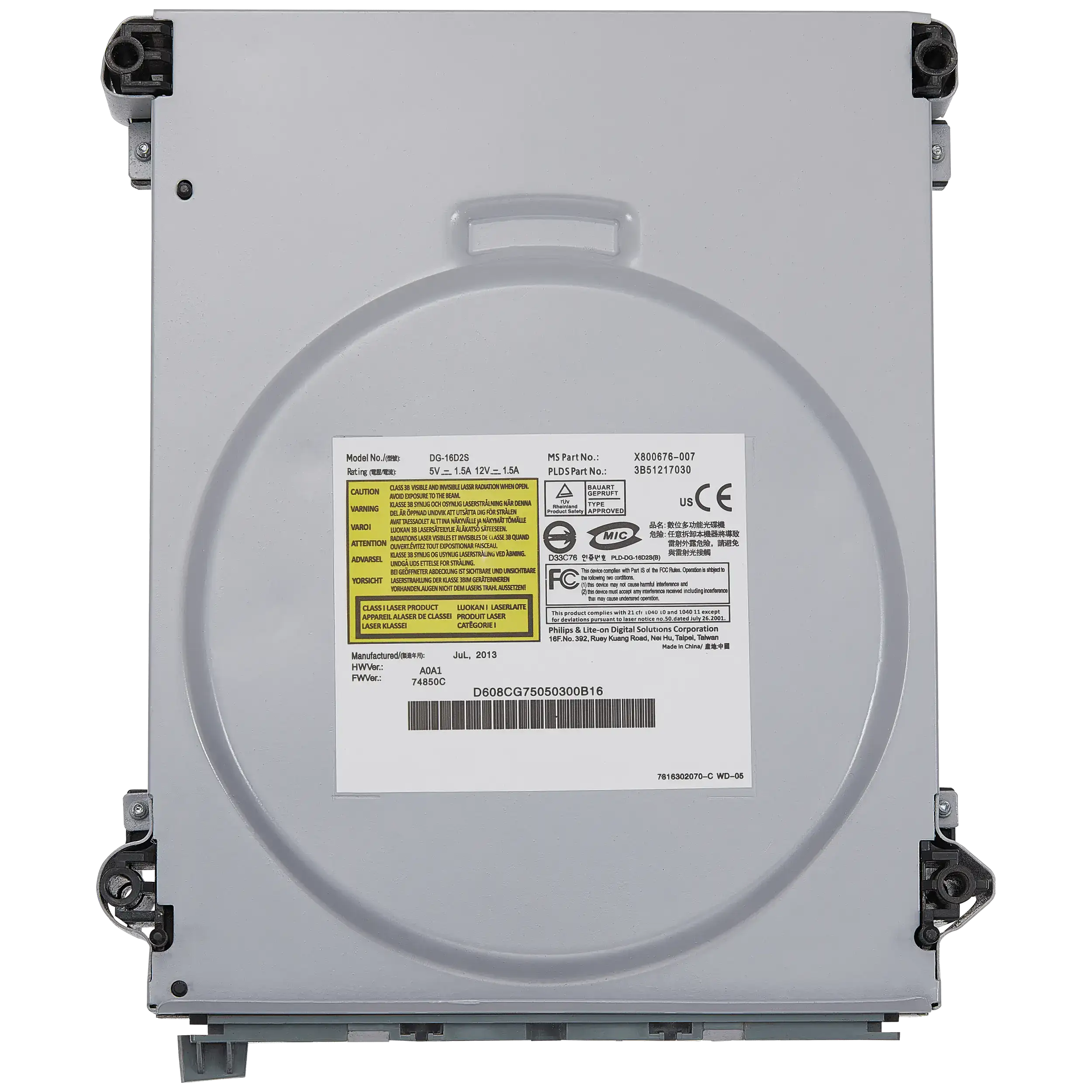 Disc Drive Compatible For Xbox 360 / Xbox 360 S / Xbox 360 E (Dg-16D2S)