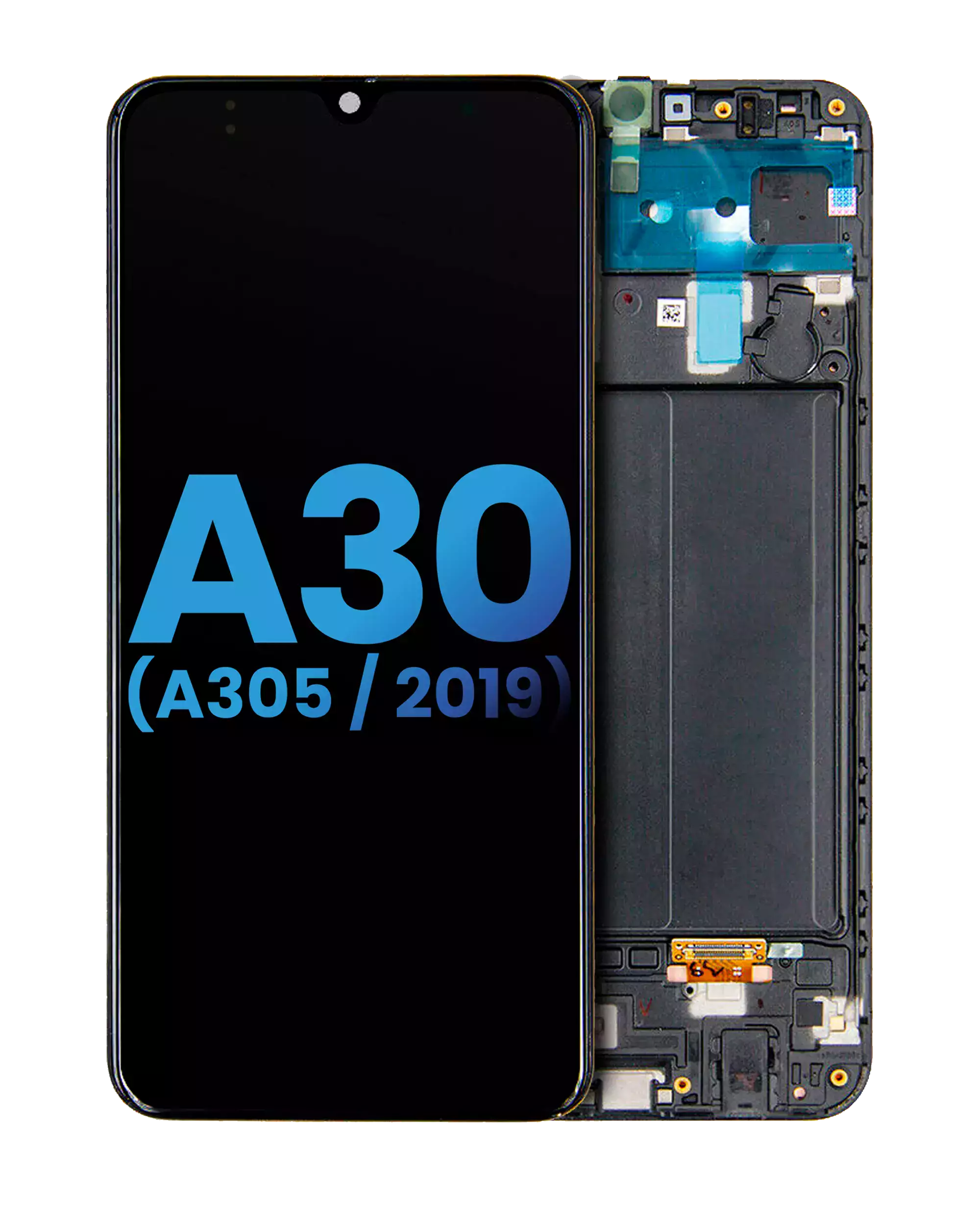 Lcd Assembly With Frame Compatible For Samsung Galaxy A30 (A305 / 2019) (Aftermarket: Incell) (All Colors)