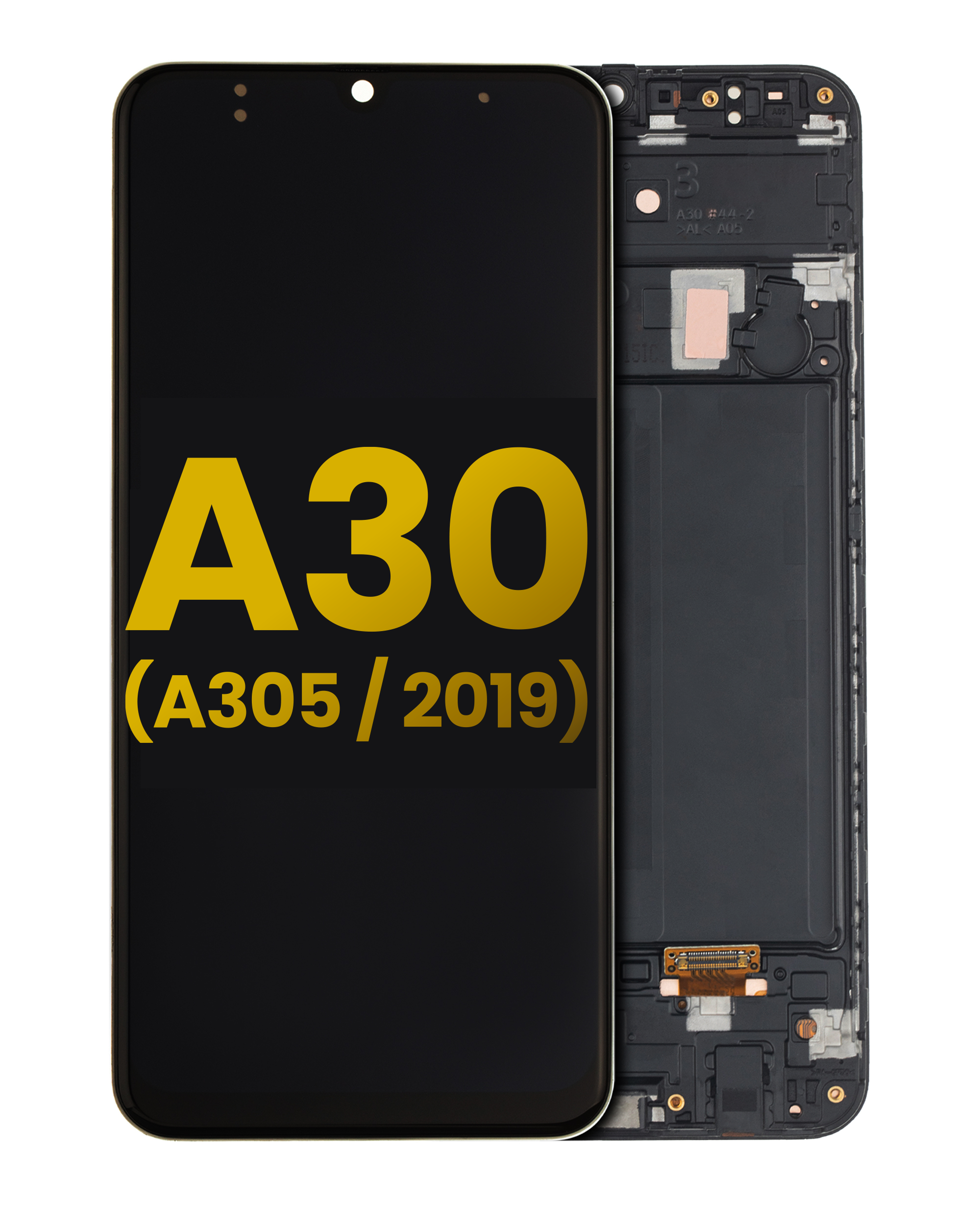 Oled Assembly With Frame Compatible For Samsung Galaxy A30 (A305 / 2019) (Refurbished) (All Colors)