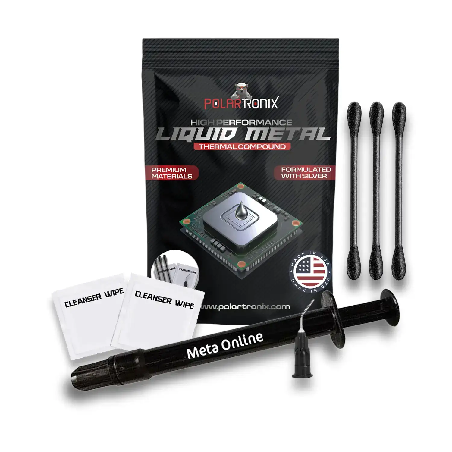 Liquid Metal Thermal Paste For Ps5 / Pc / Gpu 1.5G 130W/Mk (Meta Online)