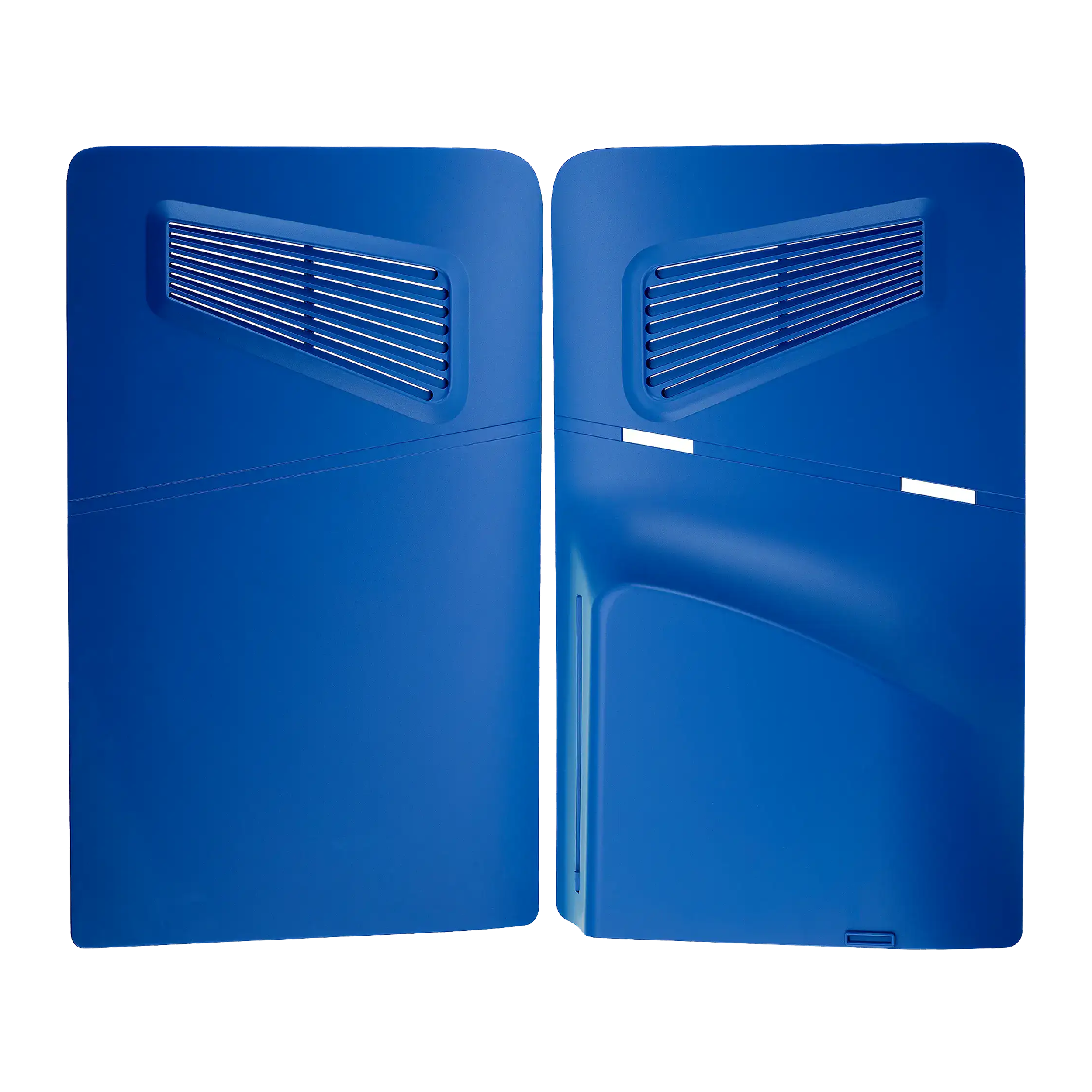 Console Shell Compatible For Playstation 5 Slim (Blue) (2 Piece Set)