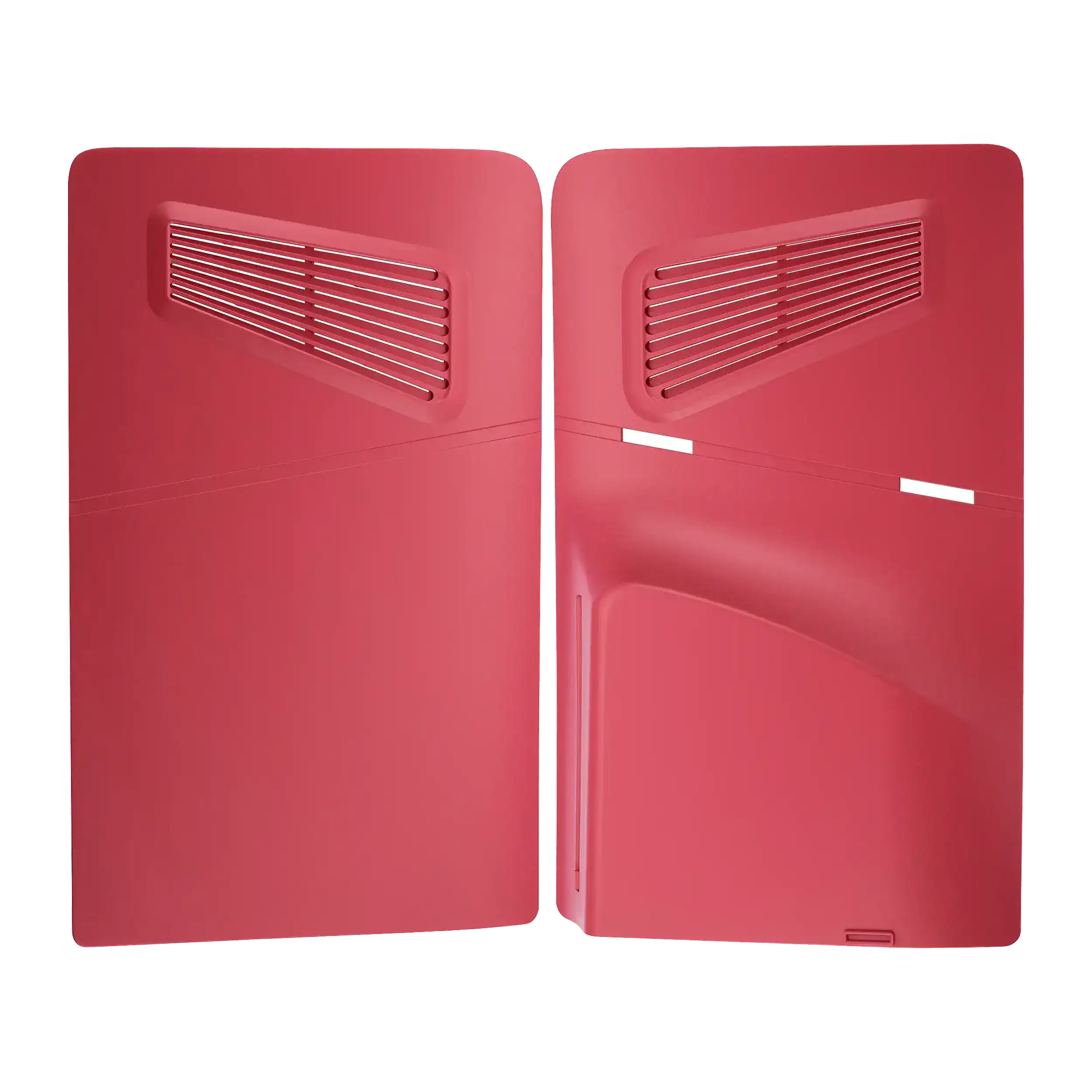 Console Shell Compatible For Playstation 5 Slim (Rose Red) (2 Piece Set)