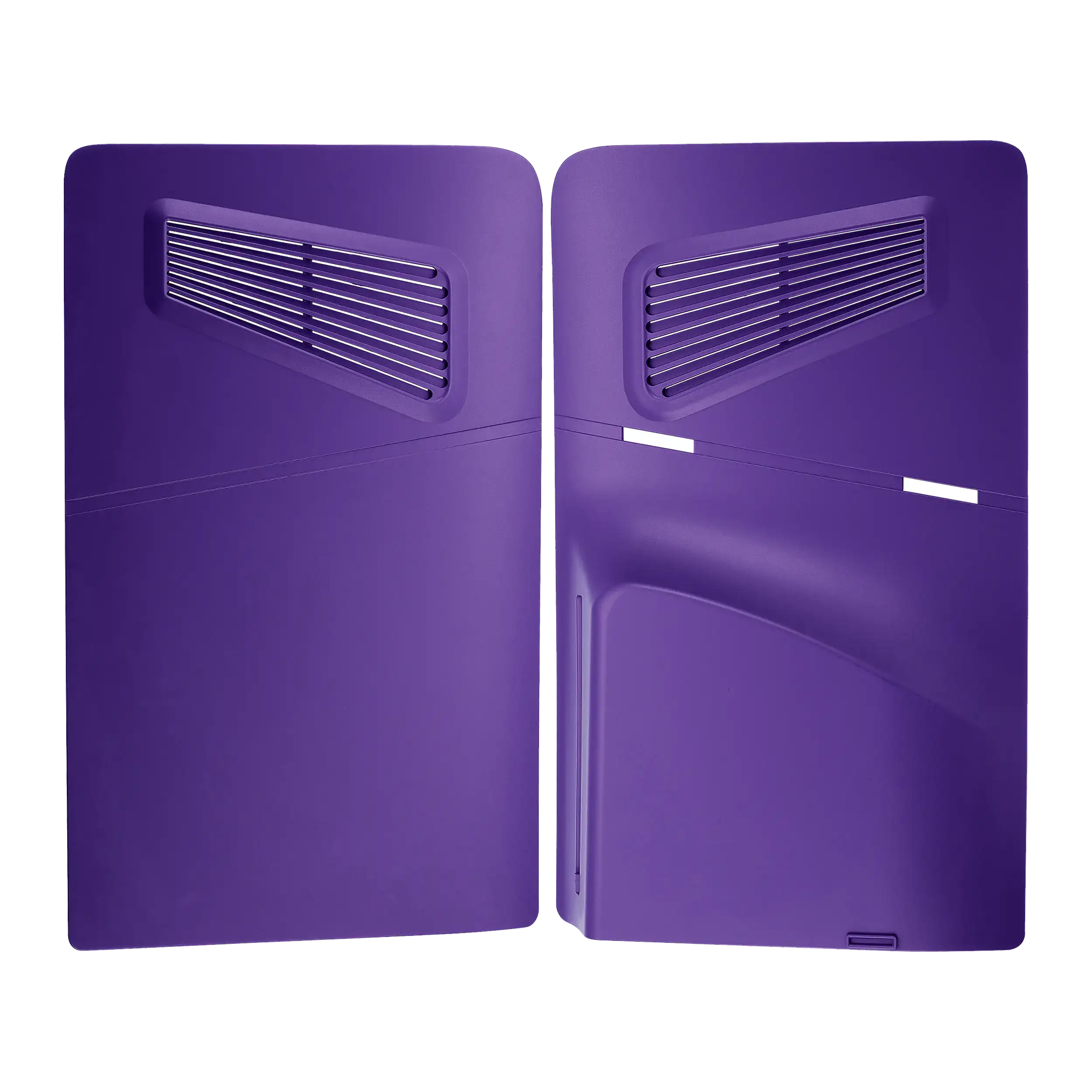 Console Shell Compatible For Playstation 5 Slim (Purple) (2 Piece Set)