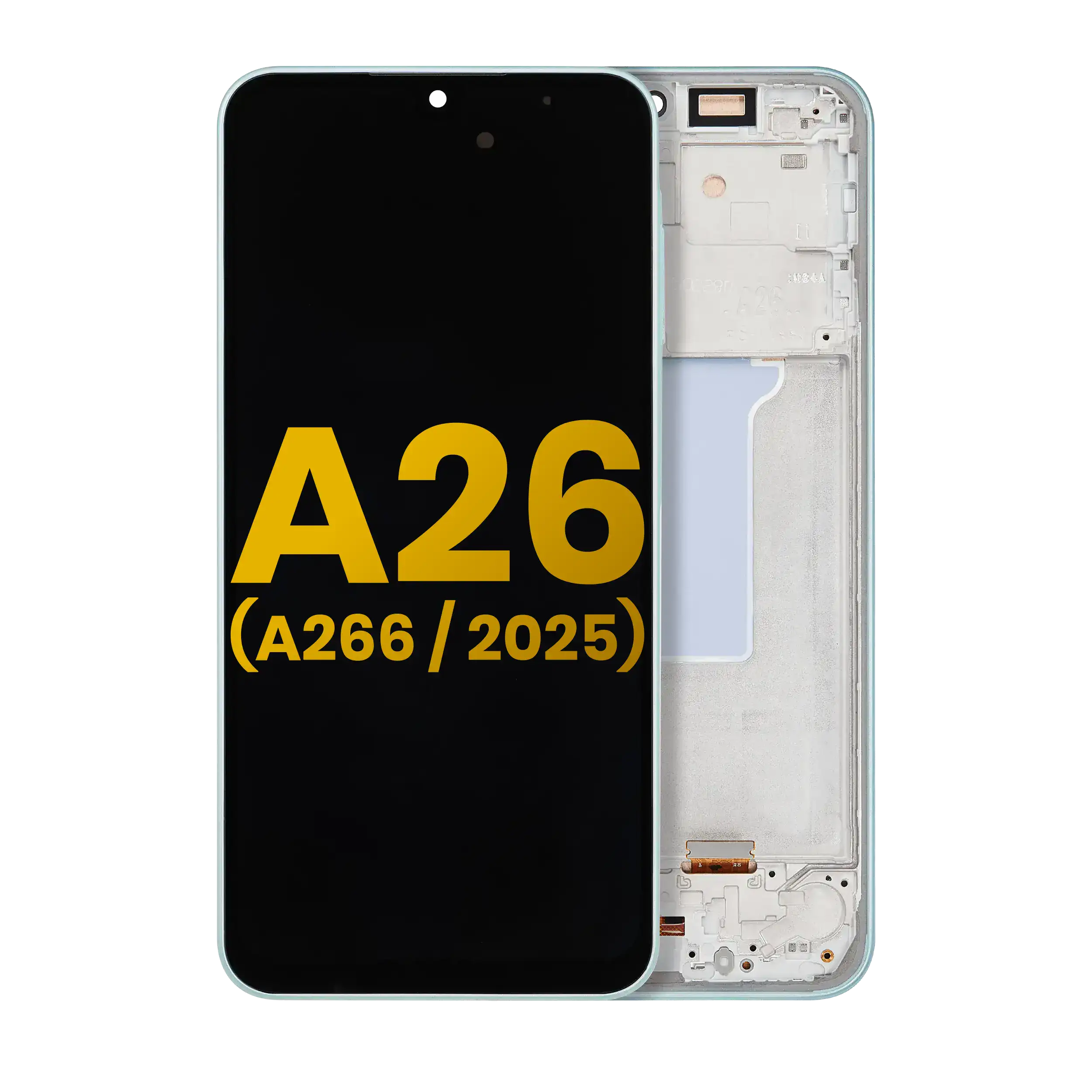 Oled Assembly With Frame Compatible For Samsung Galaxy A26 5G (A266 / 2025) (Refurbished) (Mint)