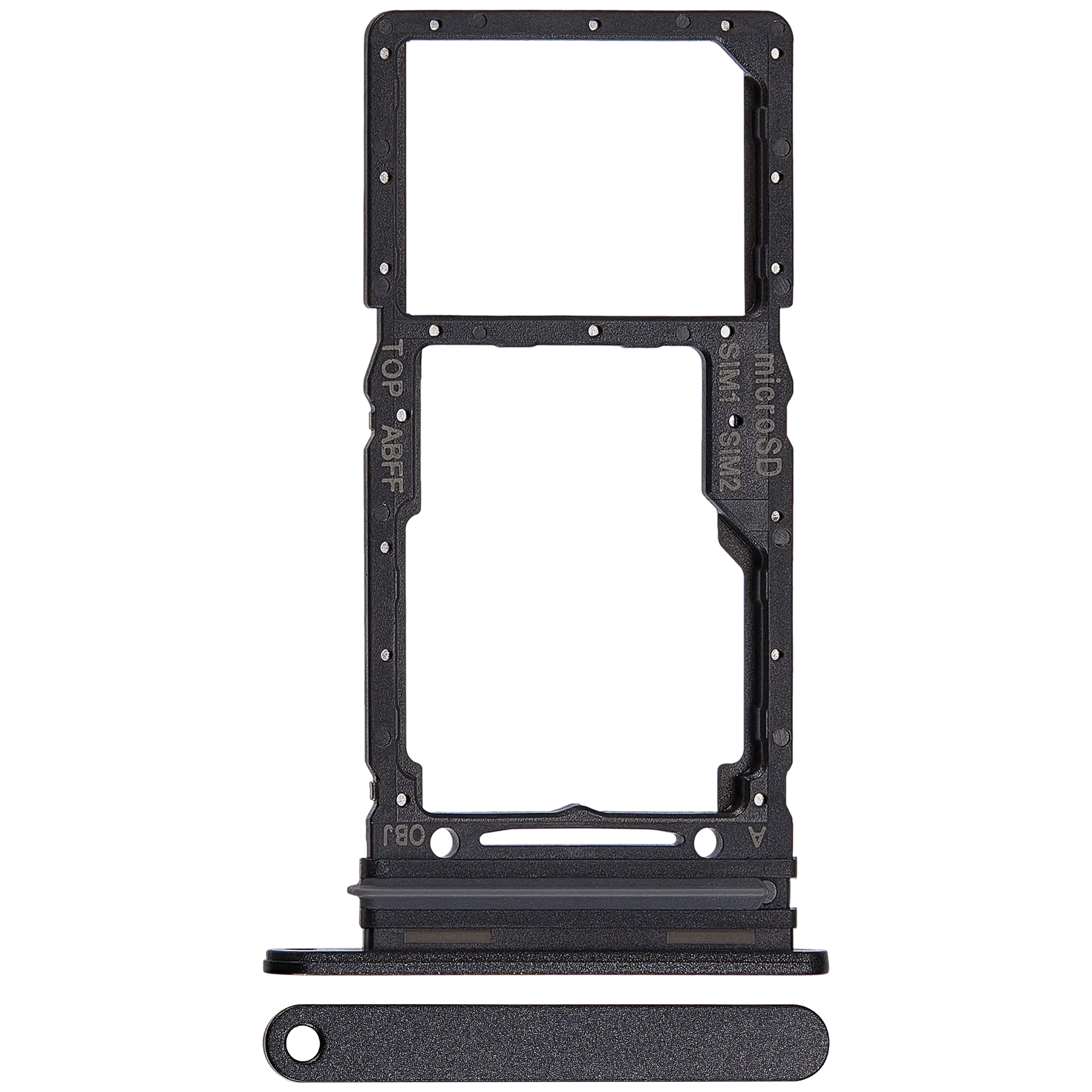 Dual Sim Card Tray Compatible For Samsung Galaxy A26 5G (A266 / 2025) (Black)
