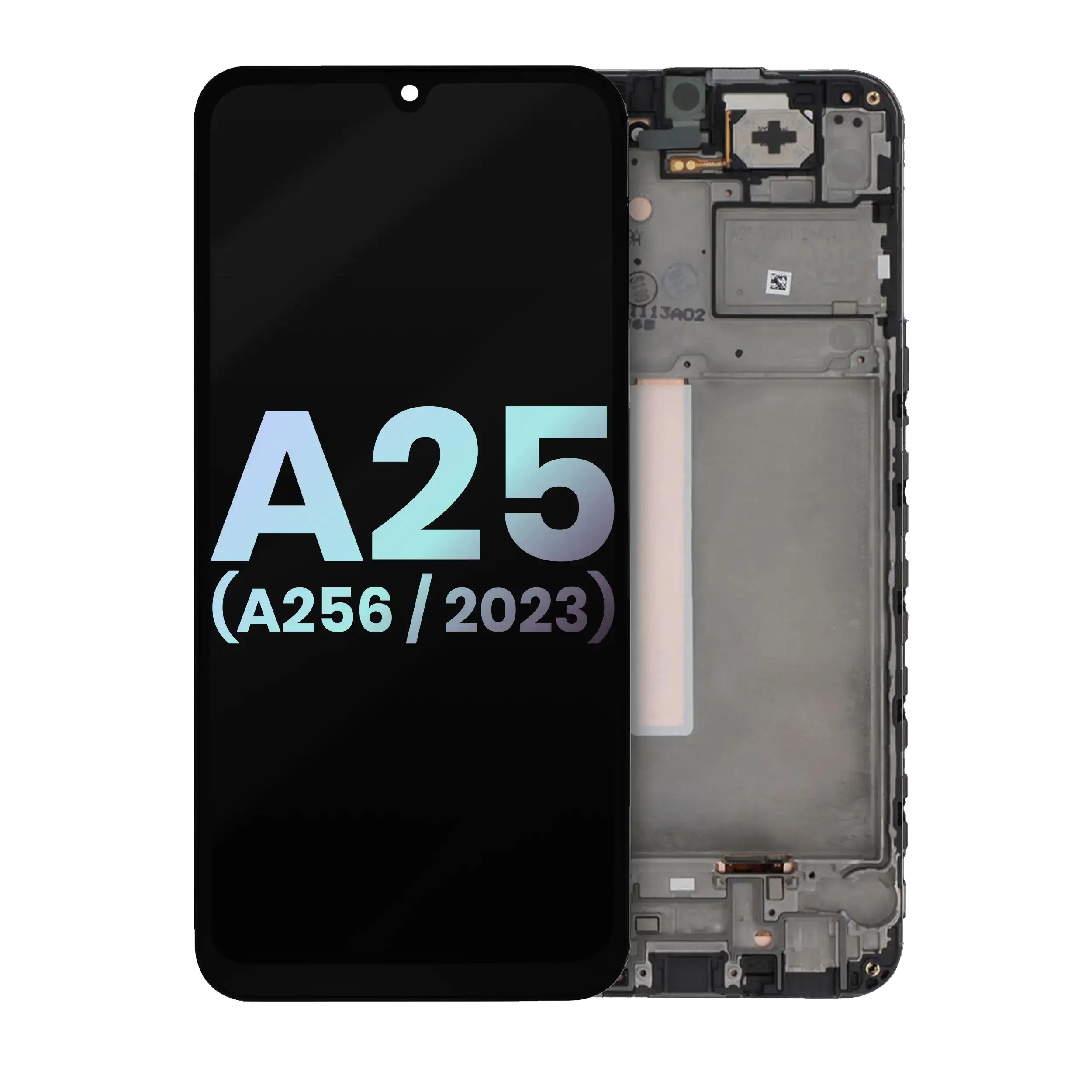 Oled Assembly With Frame Compatible For Samsung Galaxy A25 5G (A256 / 2023) (Service Pack) (All Colors)