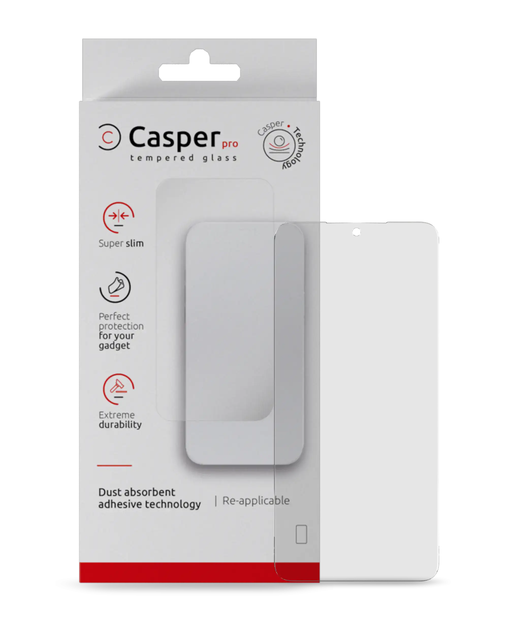 Casper Pro Screen Protector Compatible For Samsung Galaxy A25 (A256 / 2023) (Case Friendly) (Retail Pack)