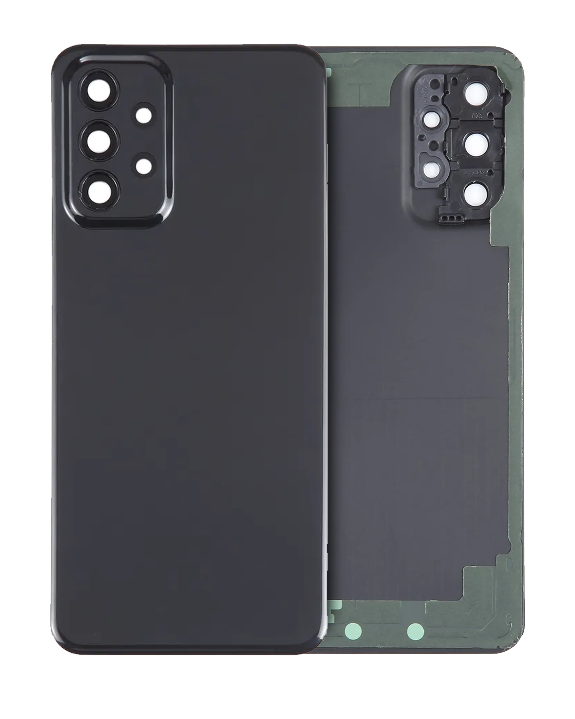 Back Cover Glass Compatible For Samsung Galaxy A23 5G (A236 / 2022) (Service Pack) (Black)