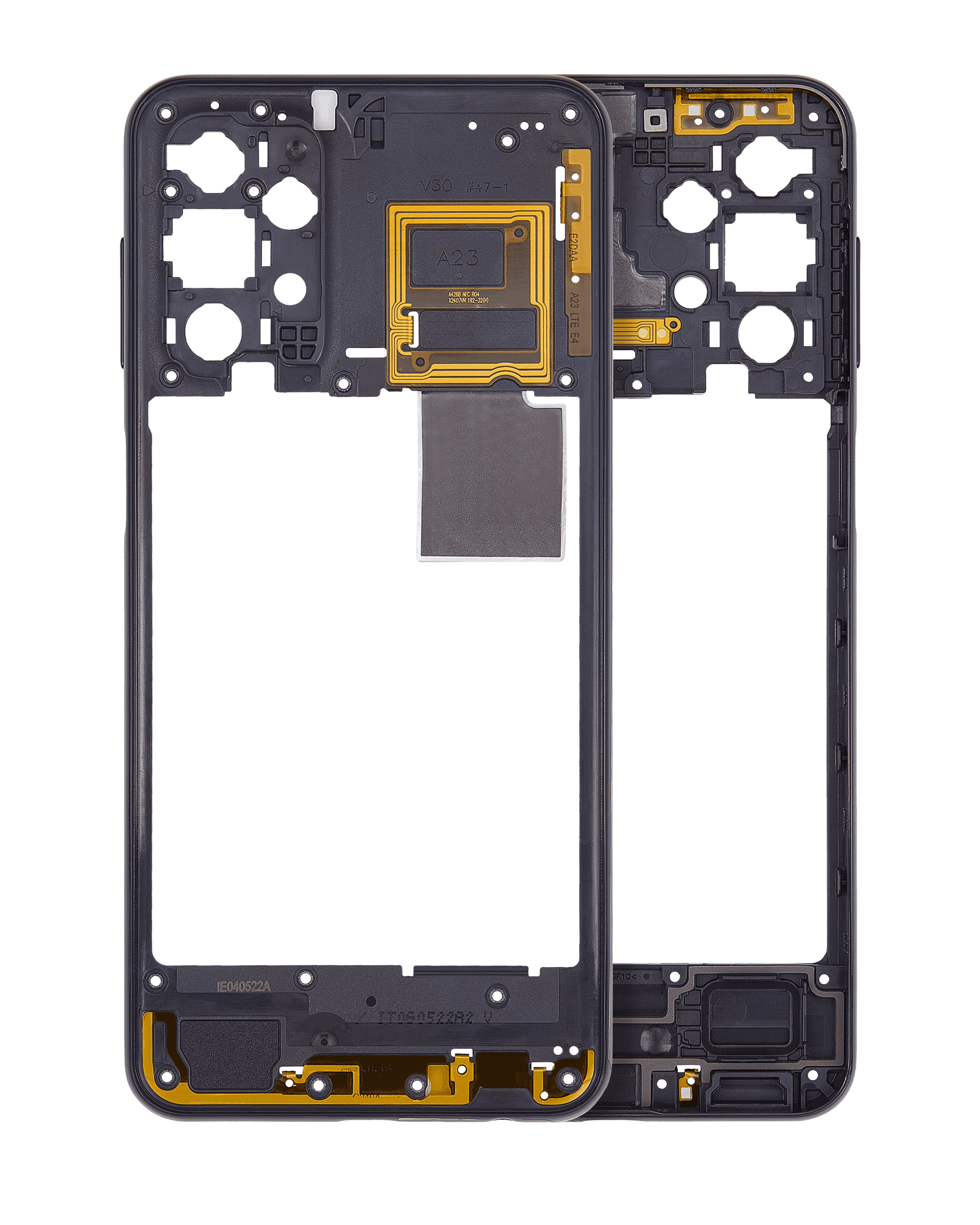 Mid-Frame Housing Compatible For Samsung Galaxy A23 (A235 / 2022) (Black)