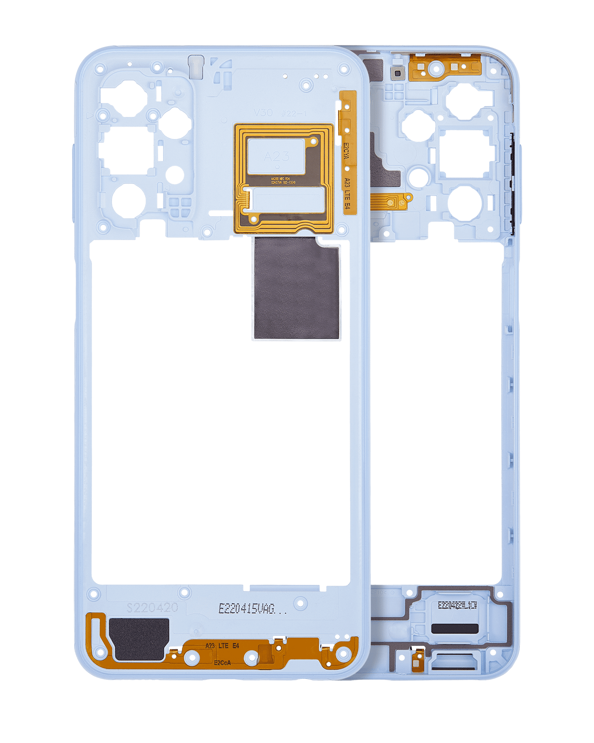 Mid-Frame Housing Compatible For Samsung Galaxy A23 (A235 / 2022) (Blue)