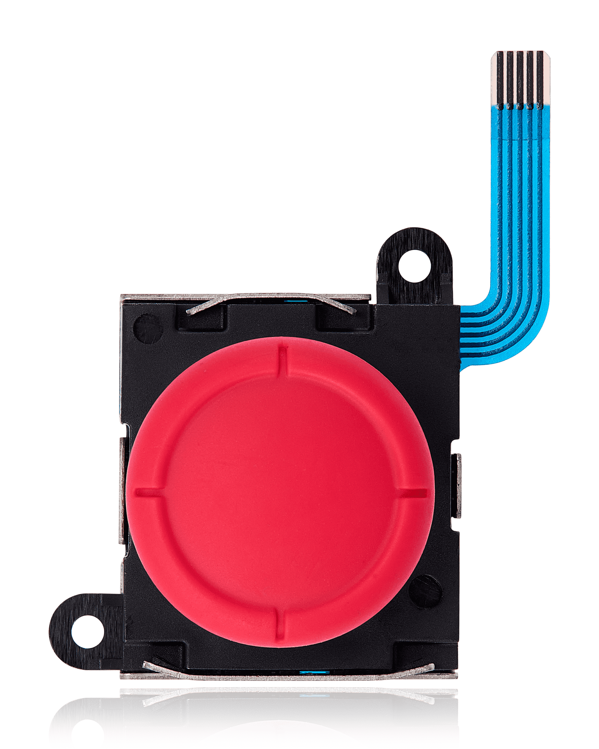 3D Analog Joystick Cap Thumbstick For Nintendo Switch / Switch Oled / Switch Lite Joy Con Controller (Red)