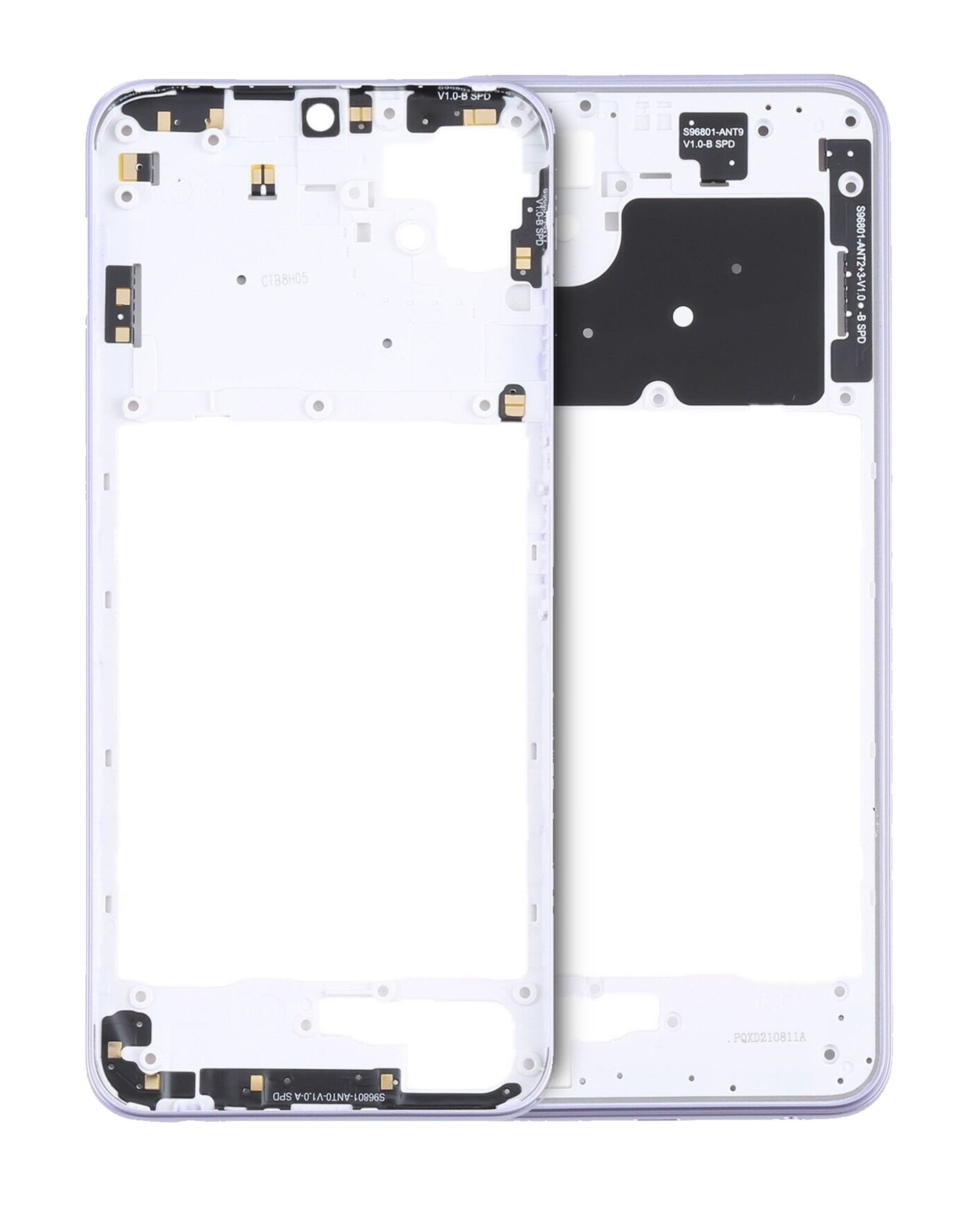Mid-Frame Housing Compatible For Samsung Galaxy A22 5G (A226 / 2021) (Violet)