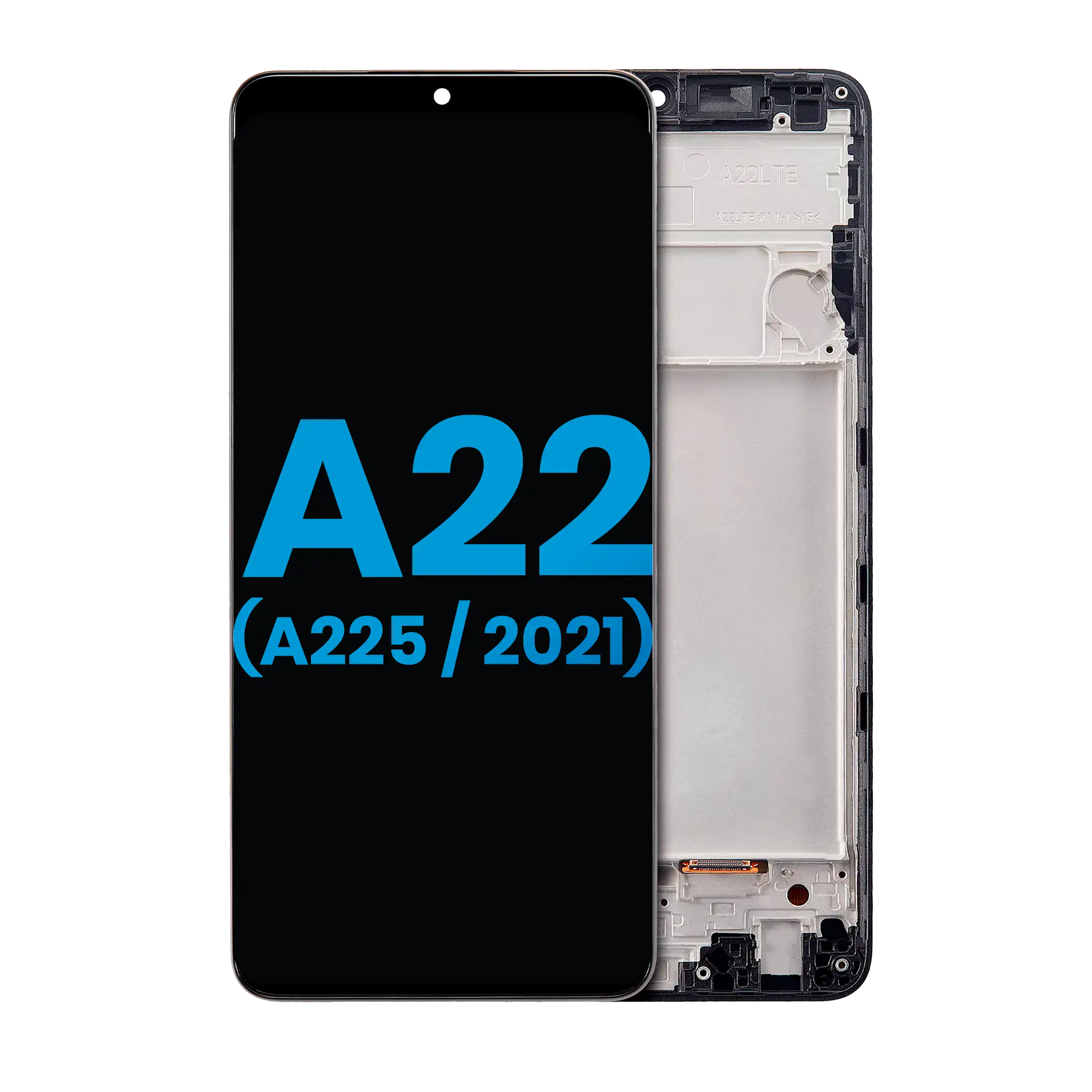 Lcd Assembly With Frame (Without Finger Print Sensor) Compatible For Samsung Galaxy A22 4G (A225 / 2021) (Aftermarket: Incell) (All Colors)