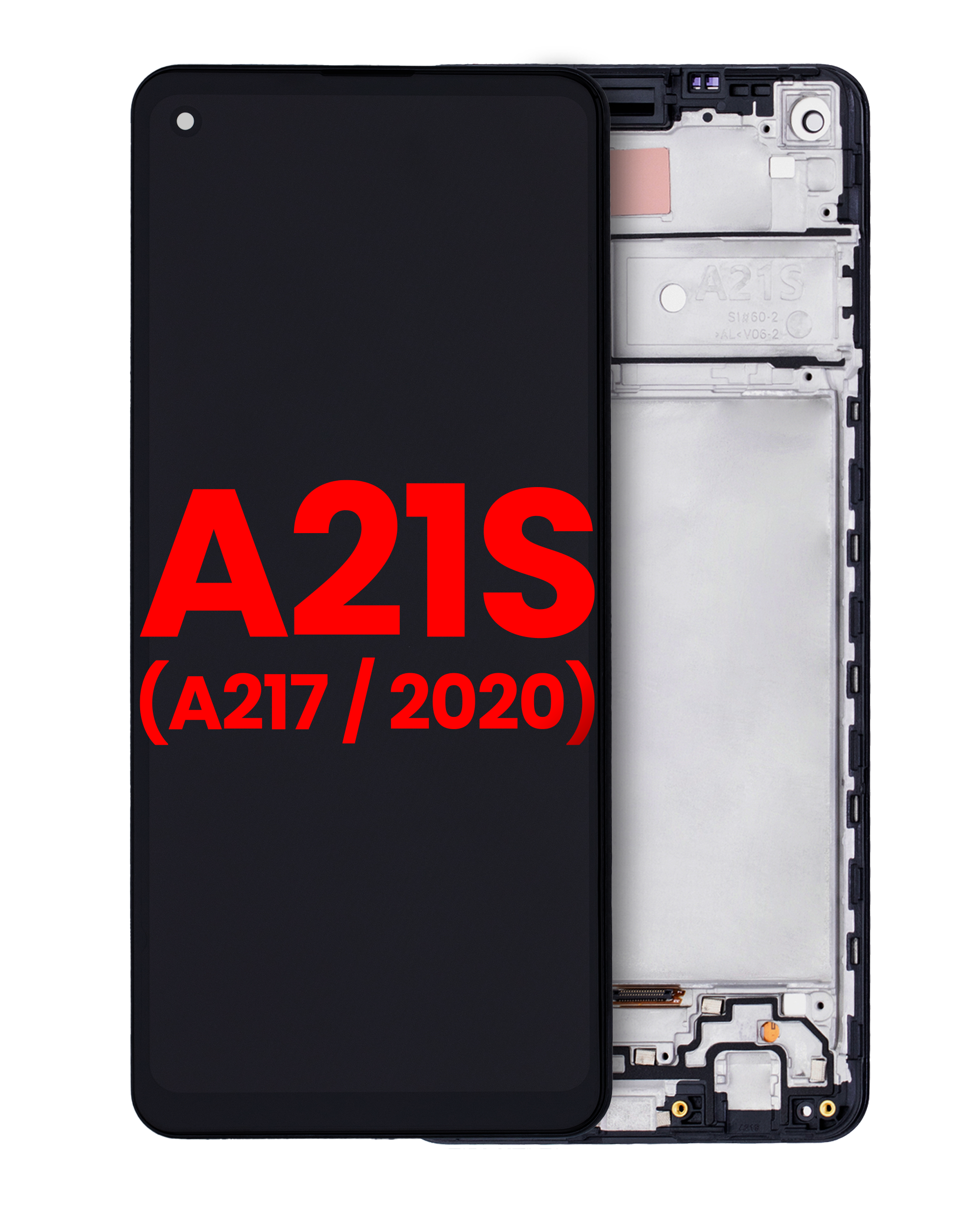 Lcd Assembly With Frame Compatible For Samsung Galaxy A21S (A217 / 2020) (Aftermarket Plus) (All Colors)