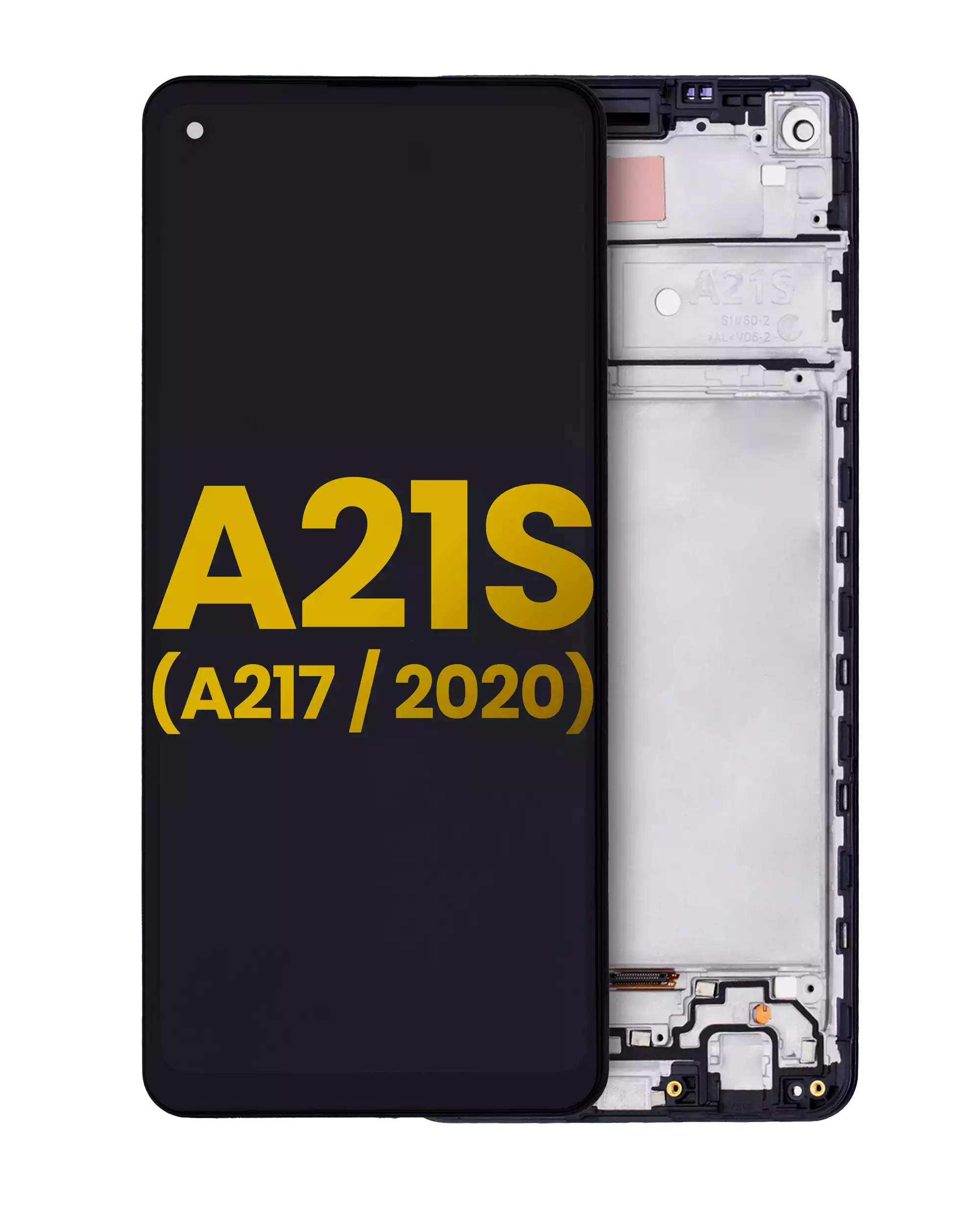 Lcd Assembly With Frame Compatible For Samsung Galaxy A21S (A217 / 2020) (Refurbished) (All Colors)
