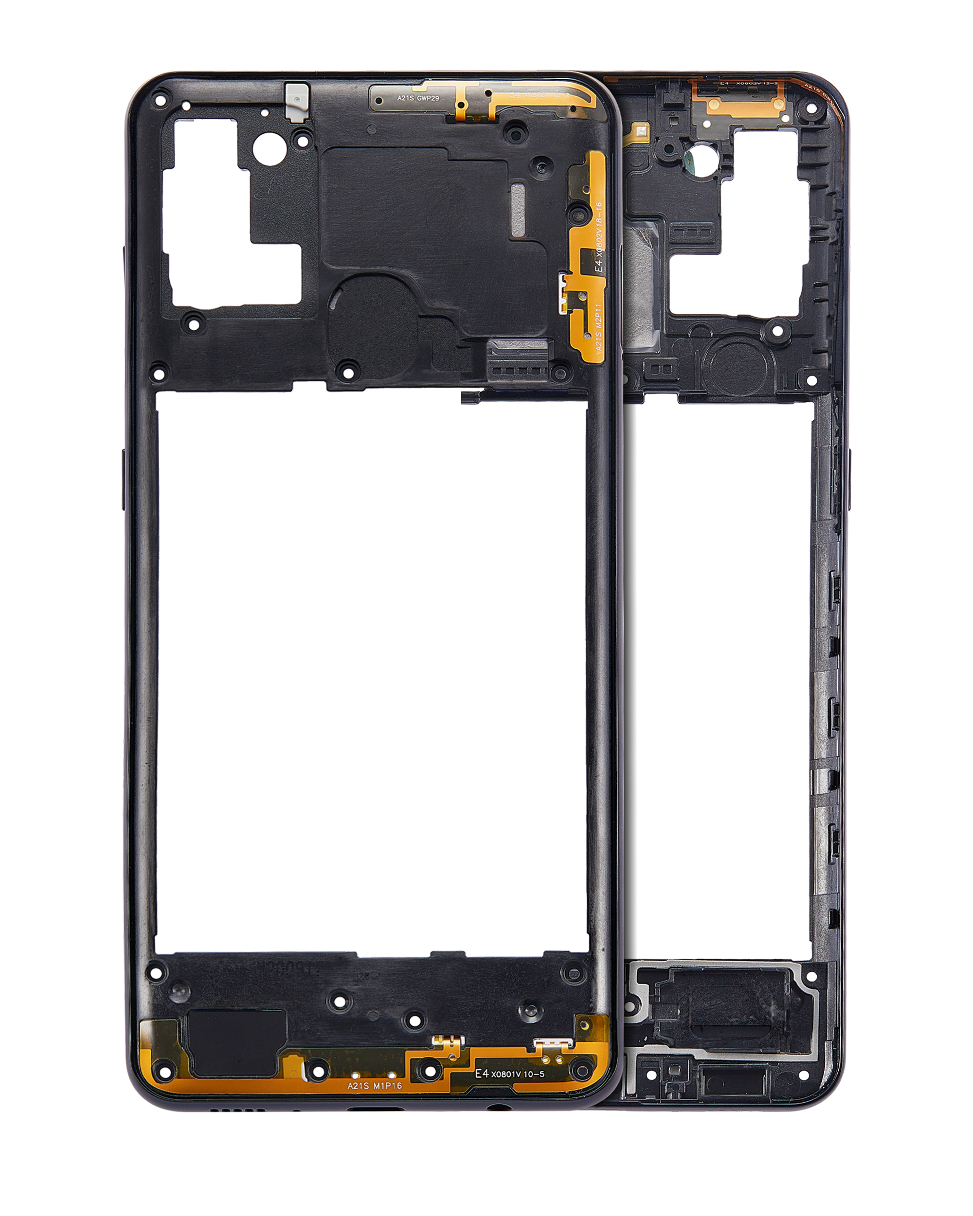 Mid-Frame Housing Compatible For Samsung Galaxy A21S (A217 / 2020) (Black)