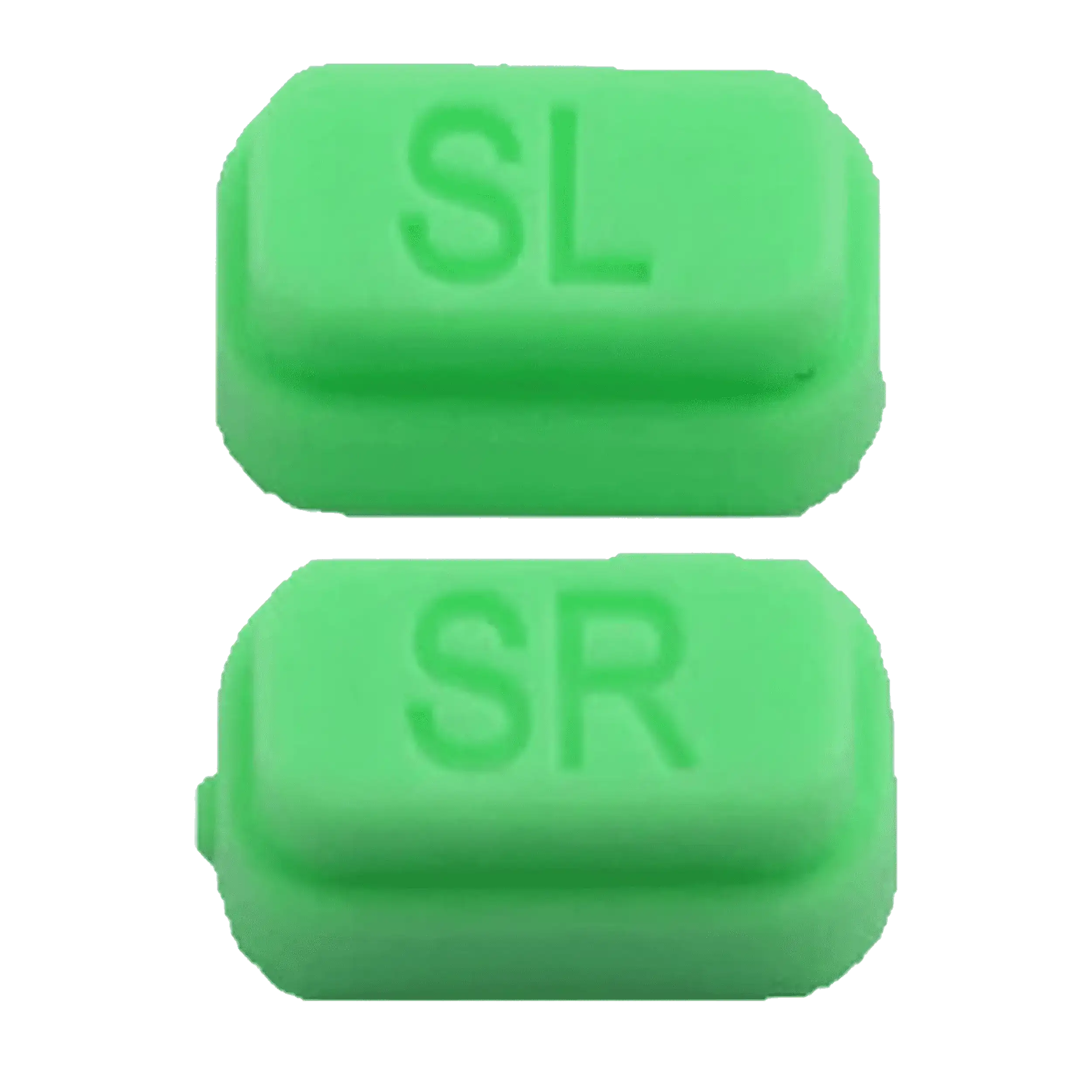Sr And Sl Switch Button Compatible For Nintendo Switch Joy Con Controller (2 Piece Set) (Green)
