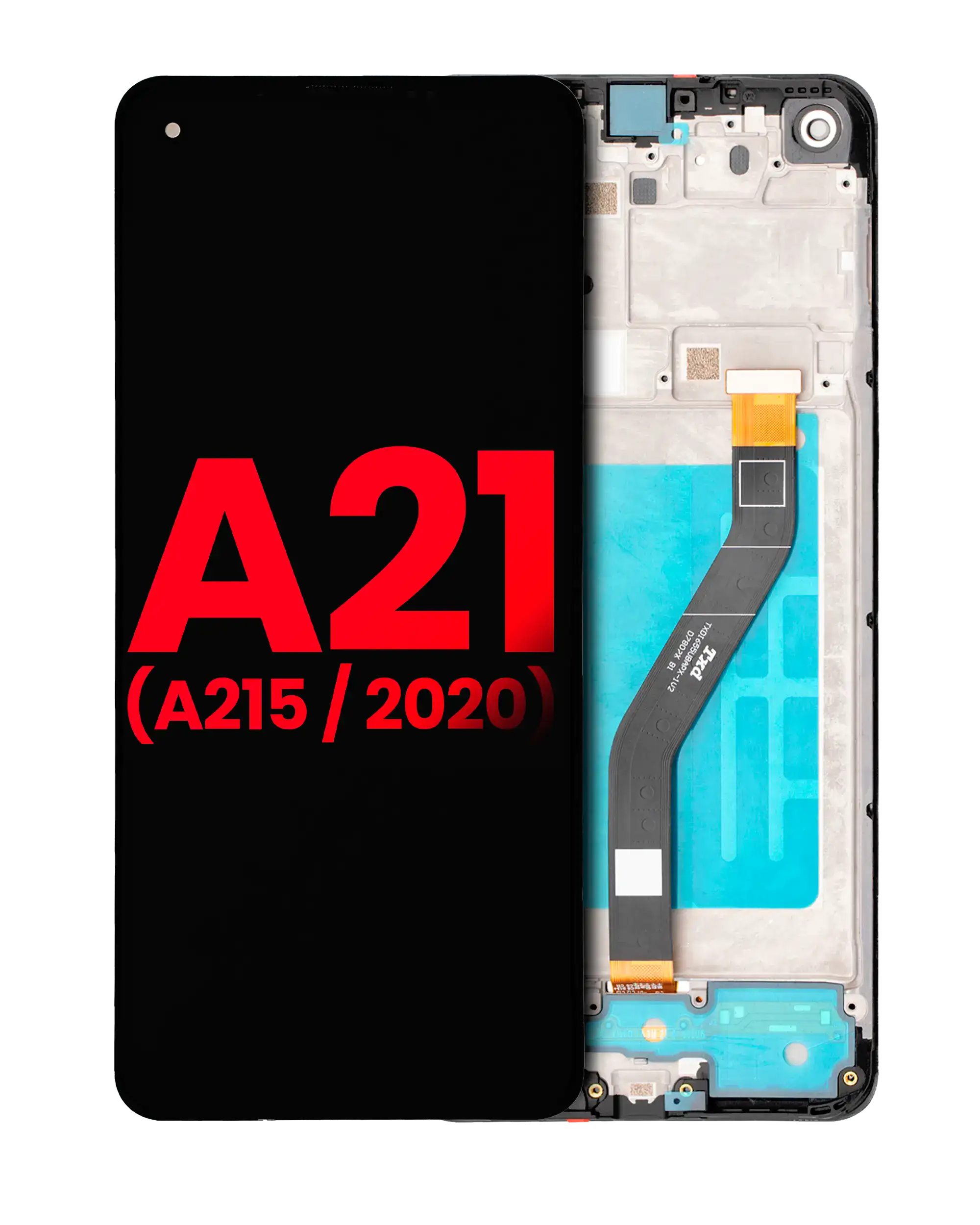 Lcd Assembly With Frame Compatible For Samsung Galaxy A21 (A215 / 2020) (Aftermarket Plus)