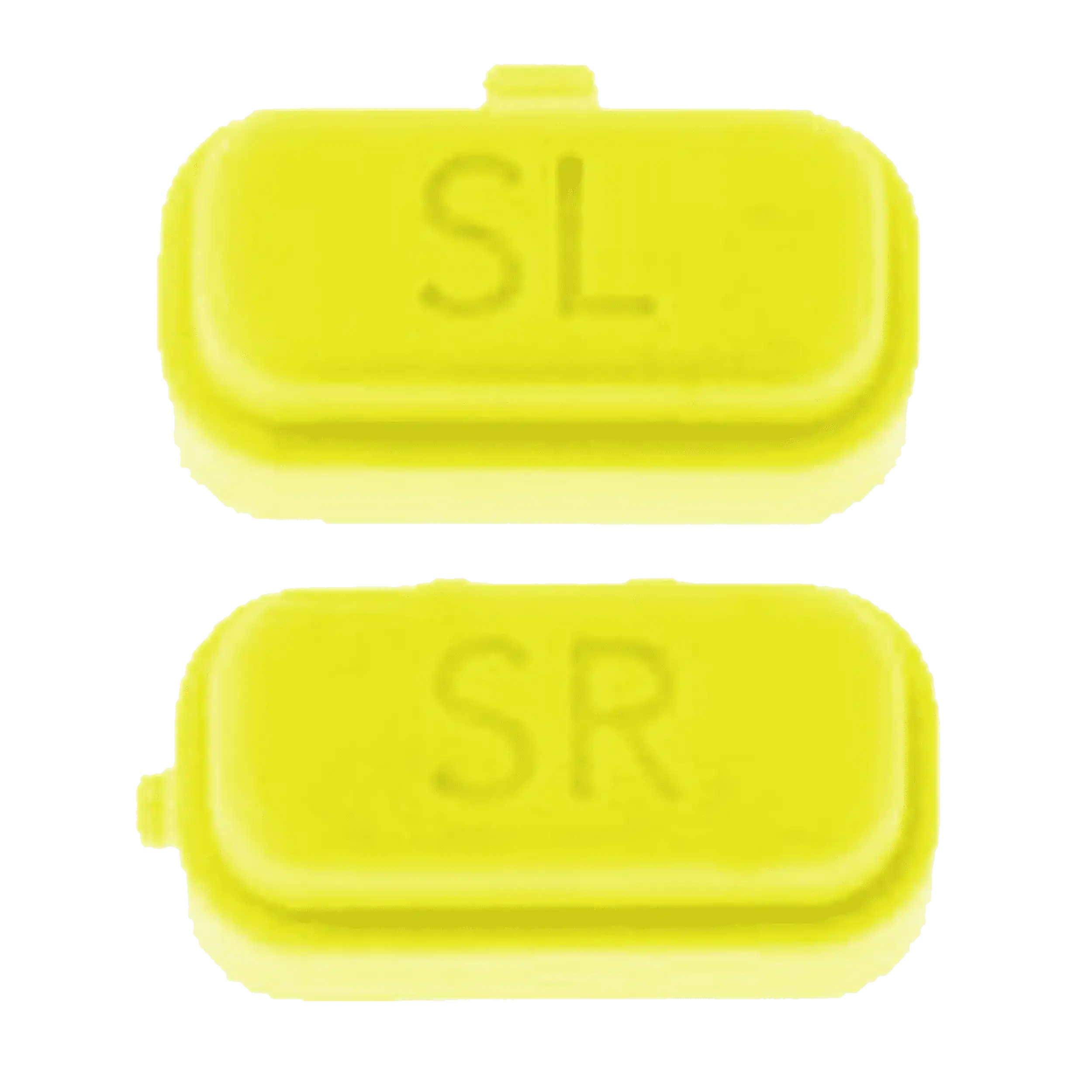 Sr And Sl Switch Button Compatible For Nintendo Switch Joy Con Controller (2 Piece Set) (Yellow)