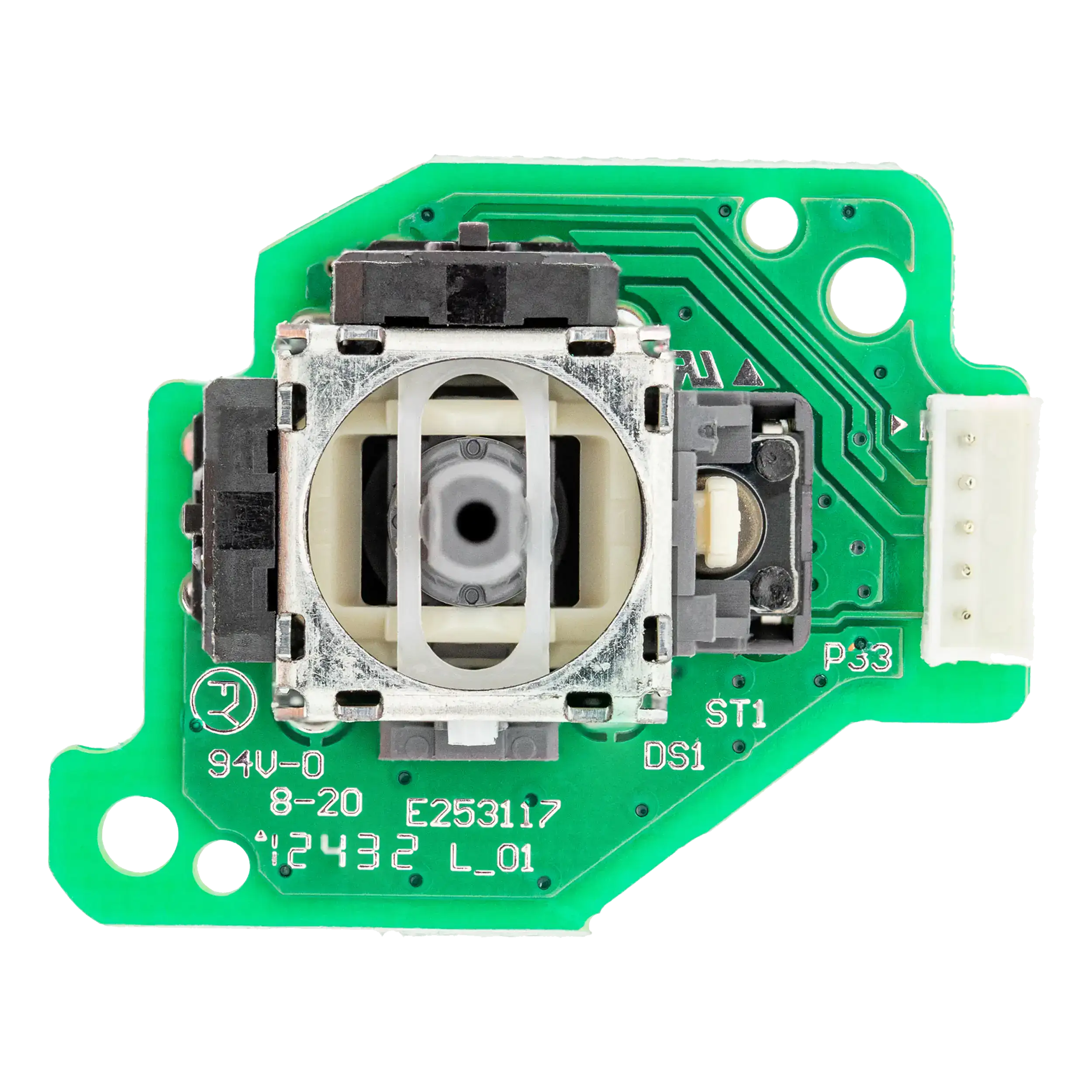 Analog 3D Joysticks (Left & Right) With Pcb Board Compatible For Nintendo Wii U Gamepad (2 Piece Set)