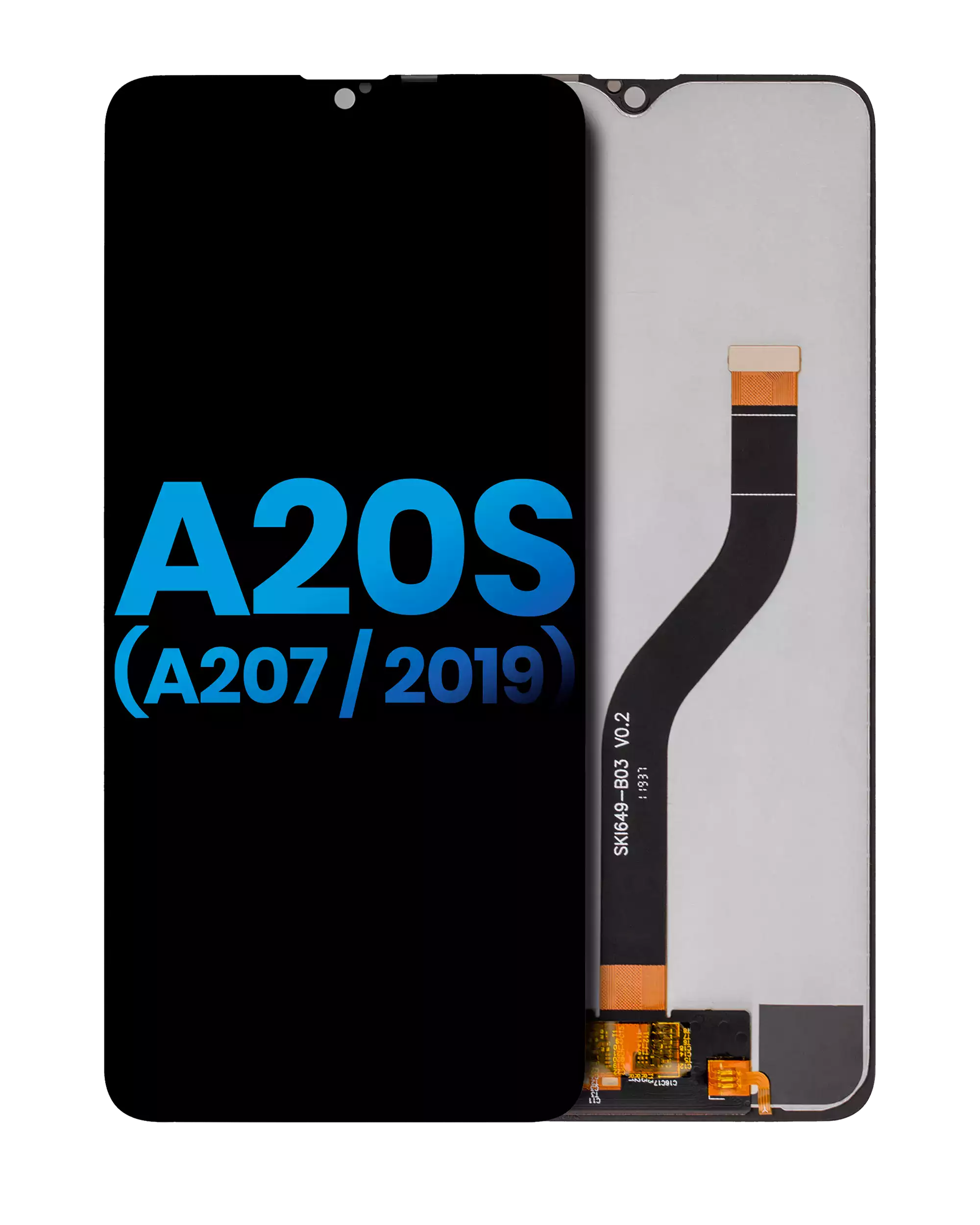 Lcd Assembly Without Frame Compatible For Samsung Galaxy A20S (A207 / 2019) (Aftermarket: Incell) (All Colors)