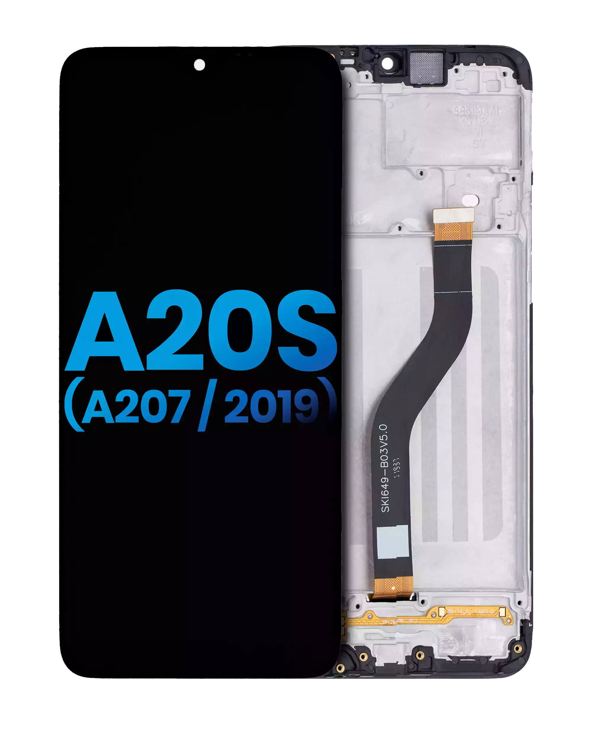Lcd Assembly With Frame Compatible For Samsung Galaxy A20S (A207 / 2019) (Aftermarket: Incell) (All Colors)