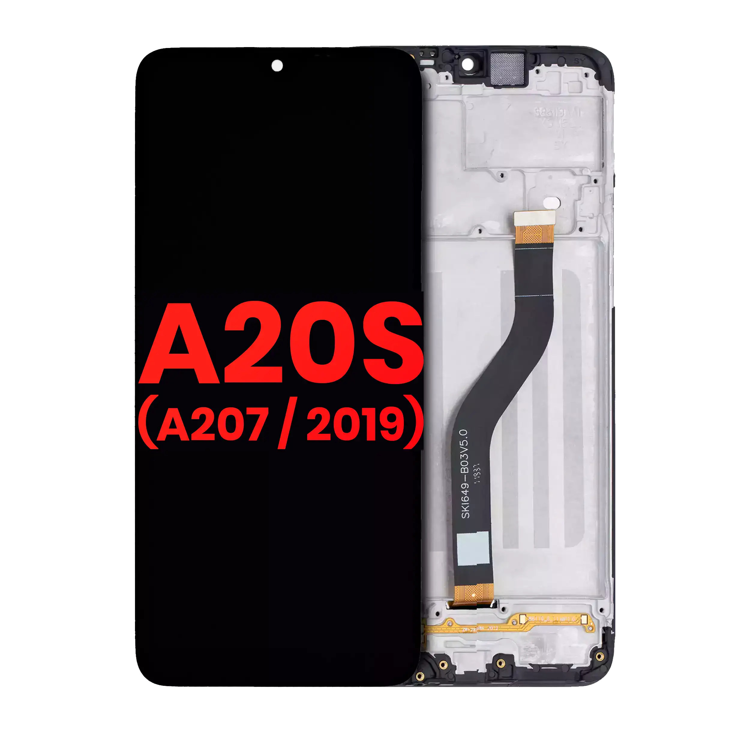 Lcd Assembly With Frame Compatible For Samsung Galaxy A20S (A207 / 2019) (Aftermarket Plus) (All Colors)