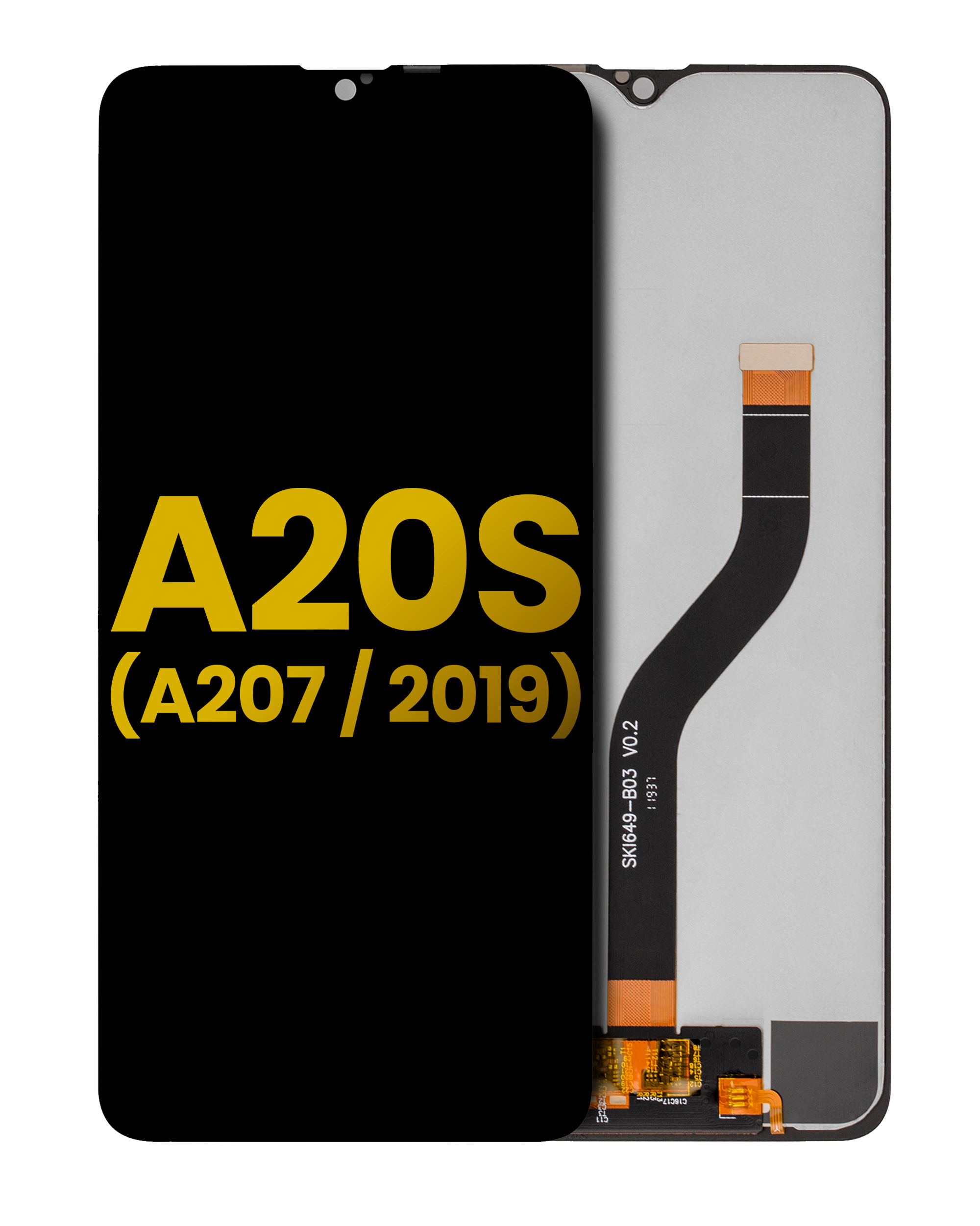 Lcd Assembly Without Frame Compatible For Samsung Galaxy A20S (A207 / 2019) (Refurbished) (All Colors)