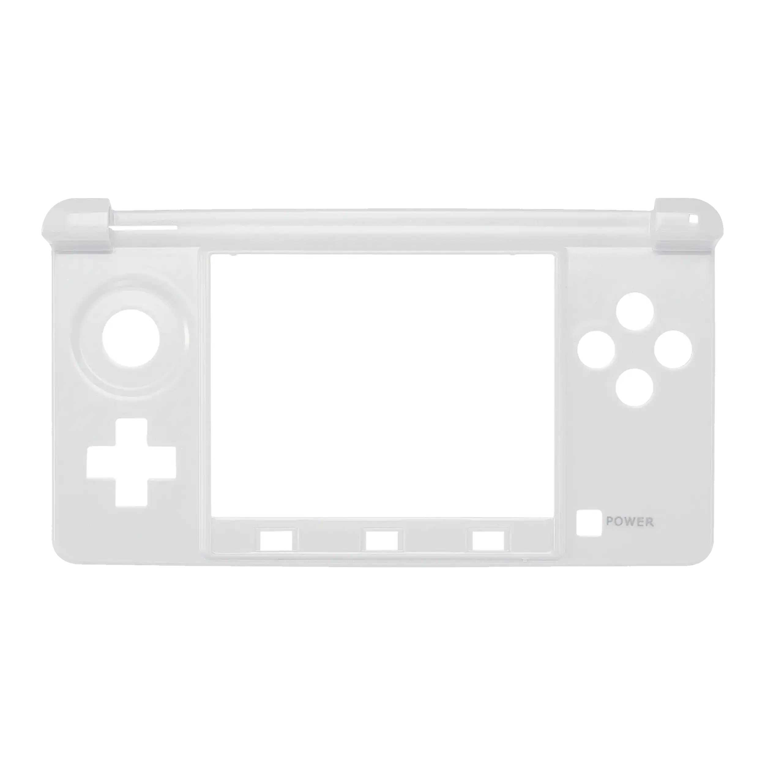 Mid-Frame Housing Compatible For Nintendo 3Ds (White)