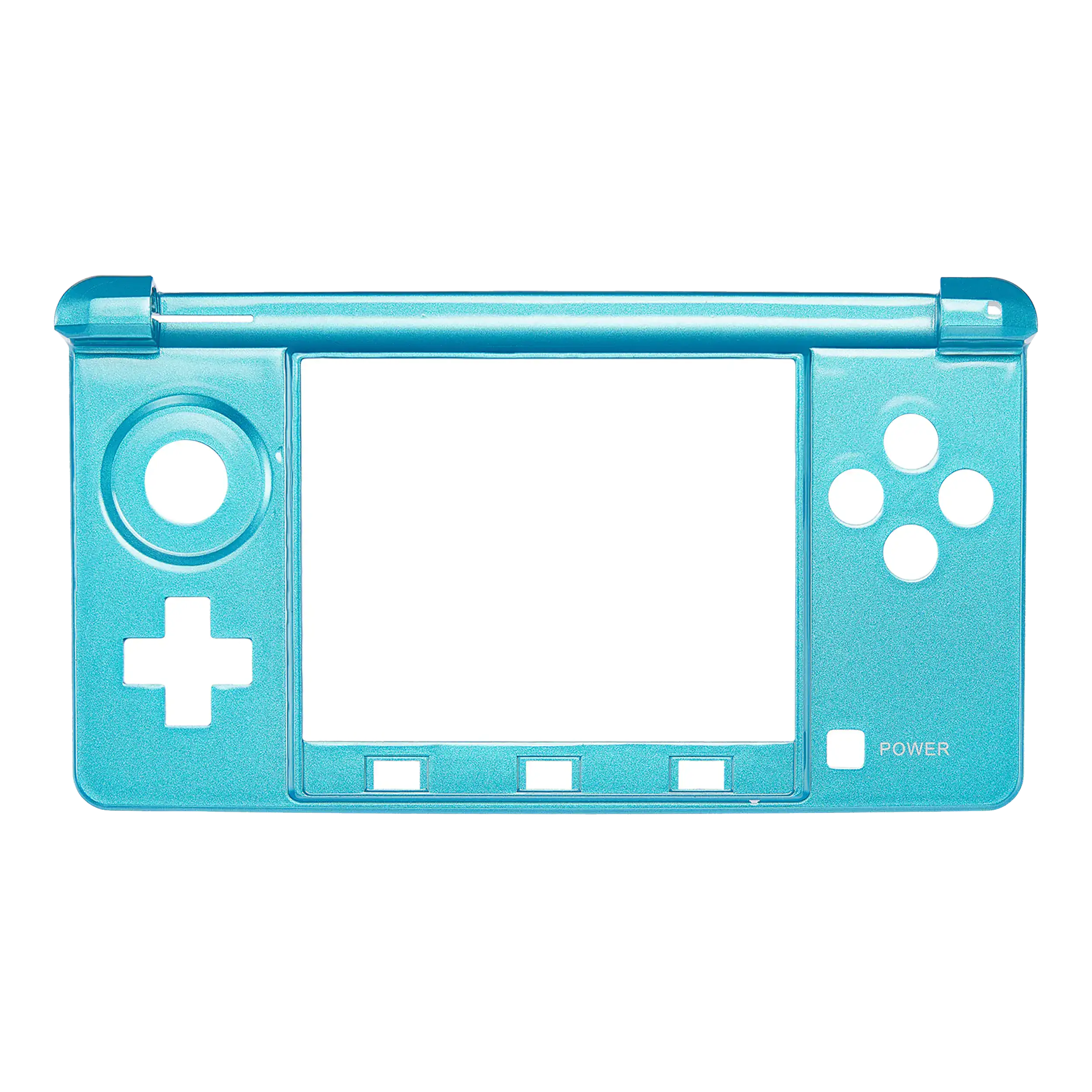 Mid-Frame Housing Compatible For Nintendo 3Ds (Turquoise)